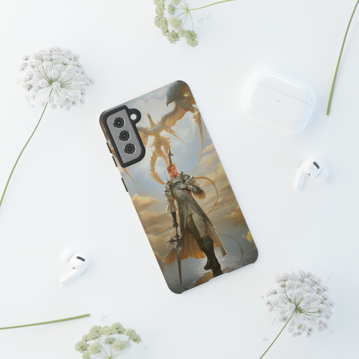 Final Fantasy XVI Dion Lesage | Enhance Tough Phone Cases for iPhone 11-15 Pro Max / Samsung S21 - 23 Ultra / Pixel 5 - 7