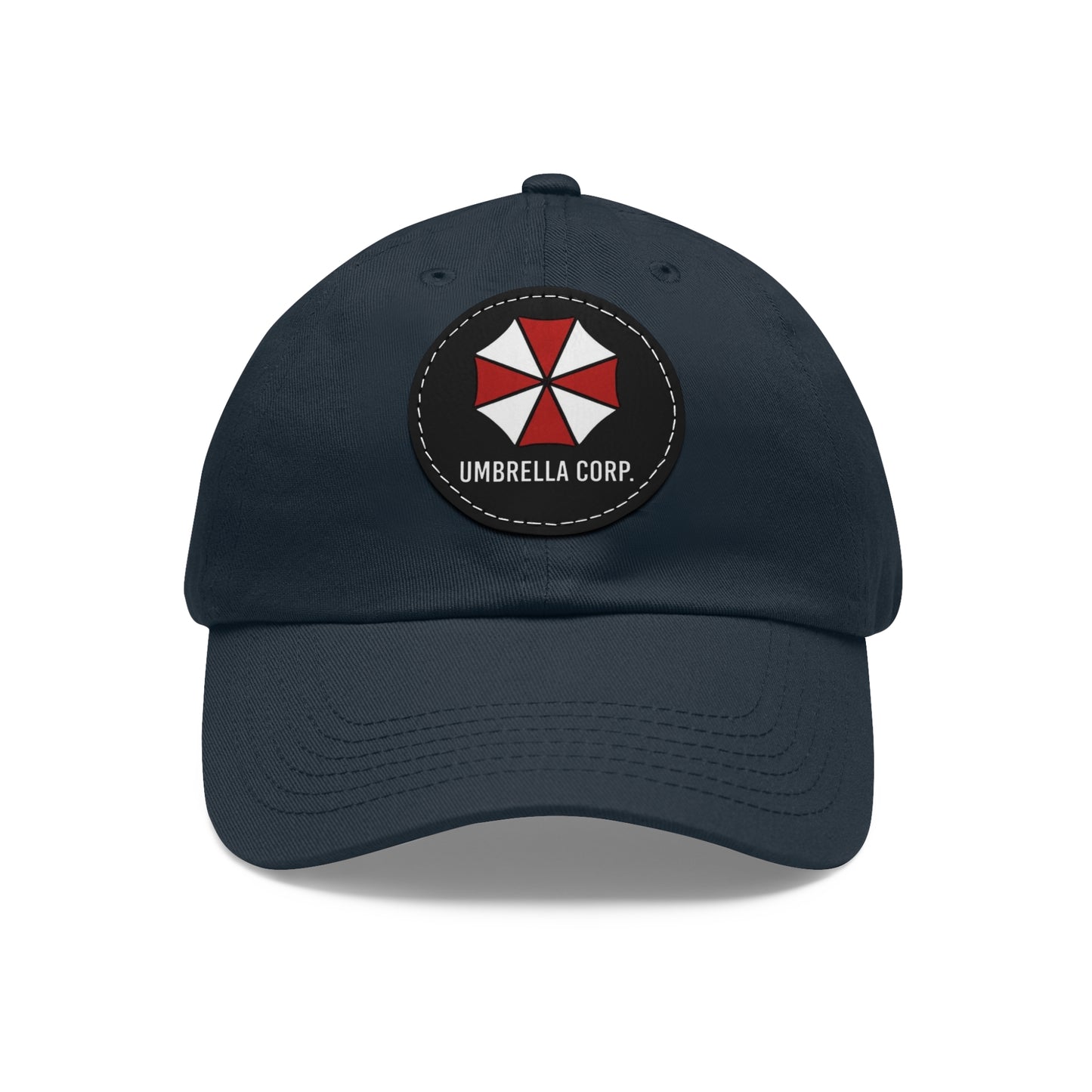 Resident Evil Umbrella Corp. Hat with Leather Patch (Round)