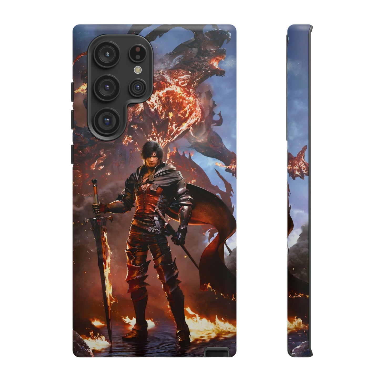 Final Fantasy XVI | Clive Rosfield | Enhance Tough Phone Cases for iPhone 11-15 Pro Max / Samsung S21 - 23 Ultra / Pixel 5 - 7