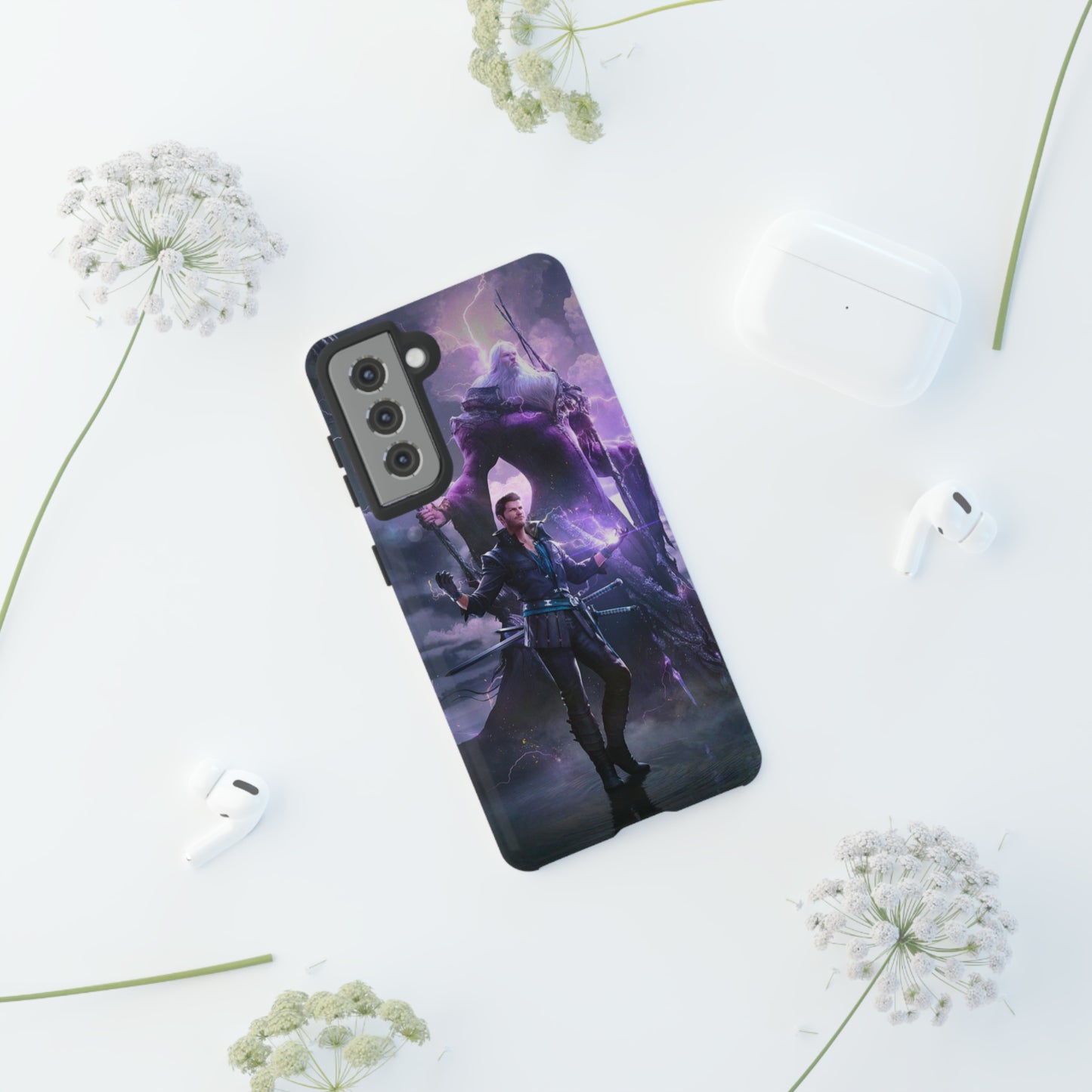 Final Fantasy XVI | Cidolfus Telamon | Enhance Tough Phone Cases for iPhone 11-15 Pro Max / Samsung S21 - 23 Ultra / Pixel 5 - 7