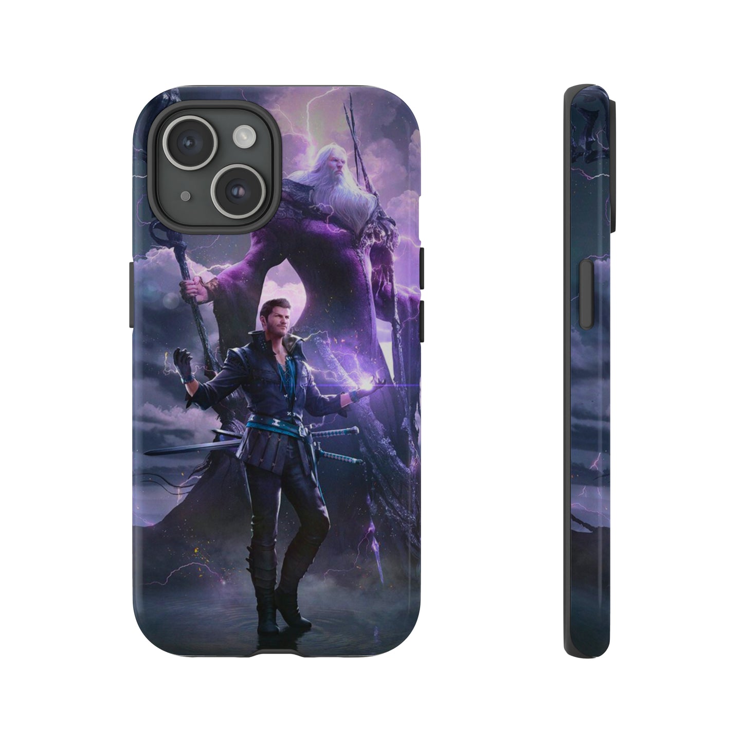 Final Fantasy XVI | Cidolfus Telamon | Enhance Tough Phone Cases for iPhone 11-15 Pro Max / Samsung S21 - 23 Ultra / Pixel 5 - 7