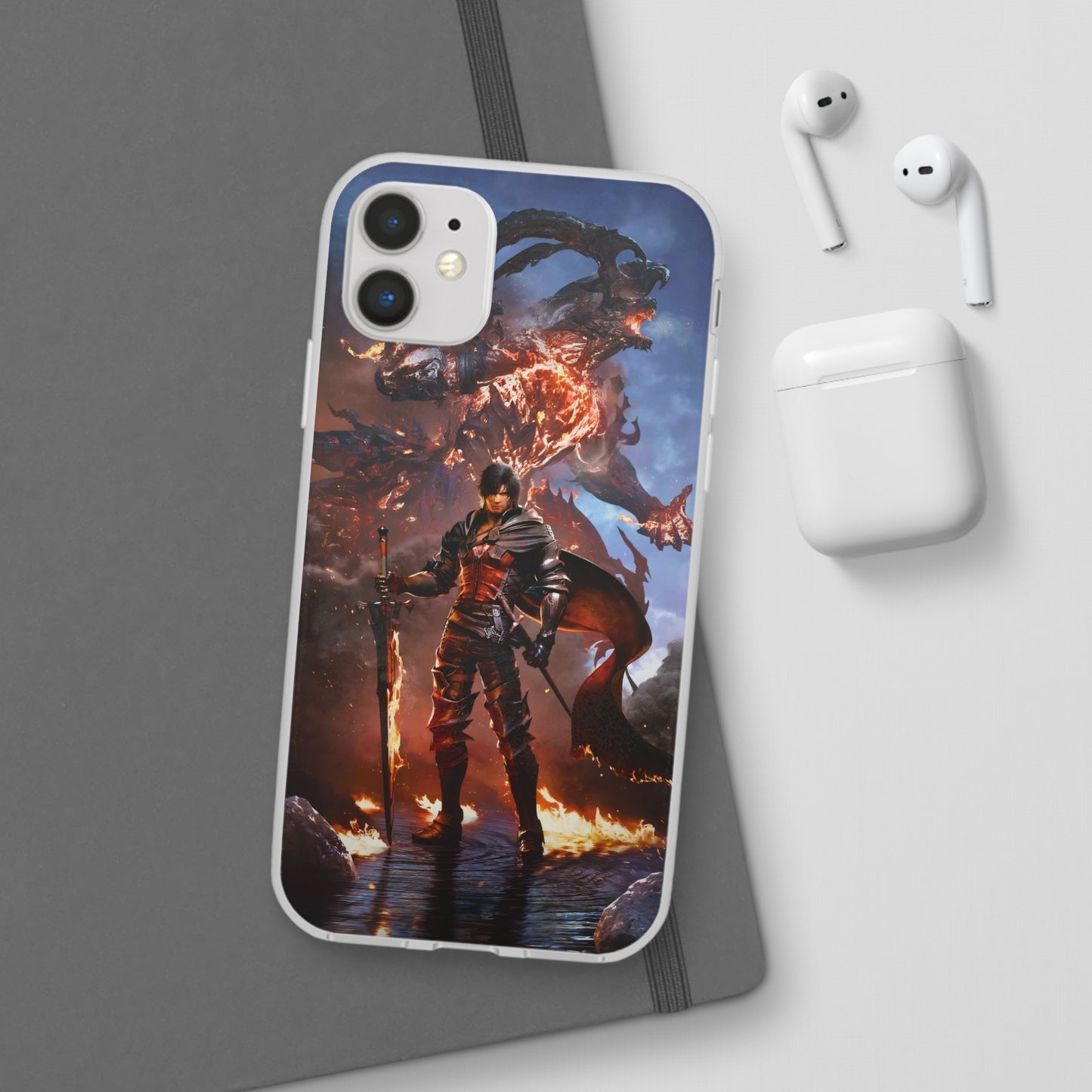 Final Fantasy XVI Clive Rosfield | Flexible Phone Case | Iphone 11-14 Pro Max | Samsung 21-23 Ultra | Gift Packages Choice