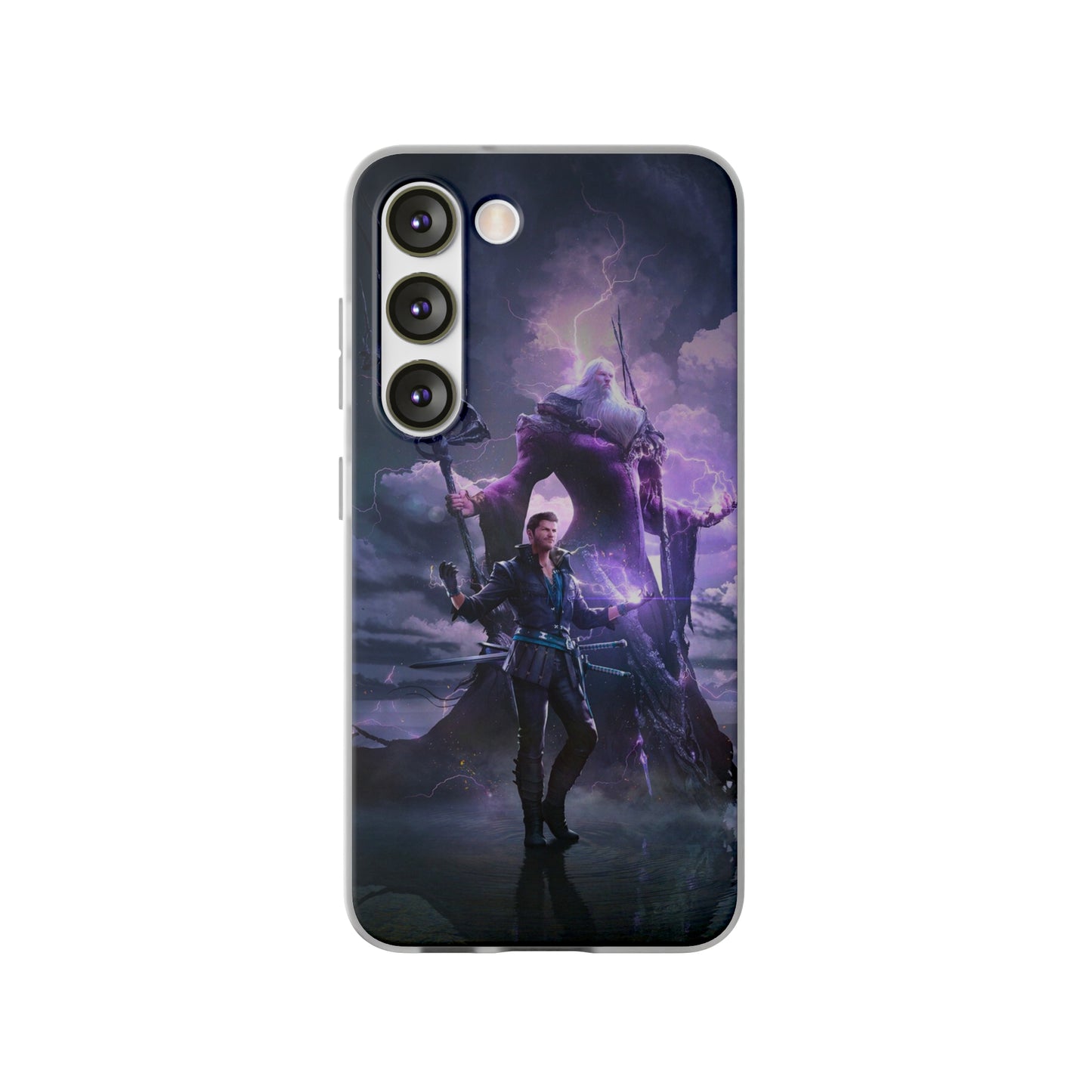 Final Fantasy XVI Cidolfus Telamon | Flexible Phone Case | Iphone 11-14 Pro Max | Samsung 21-23 Ultra | Gift Packages Choice