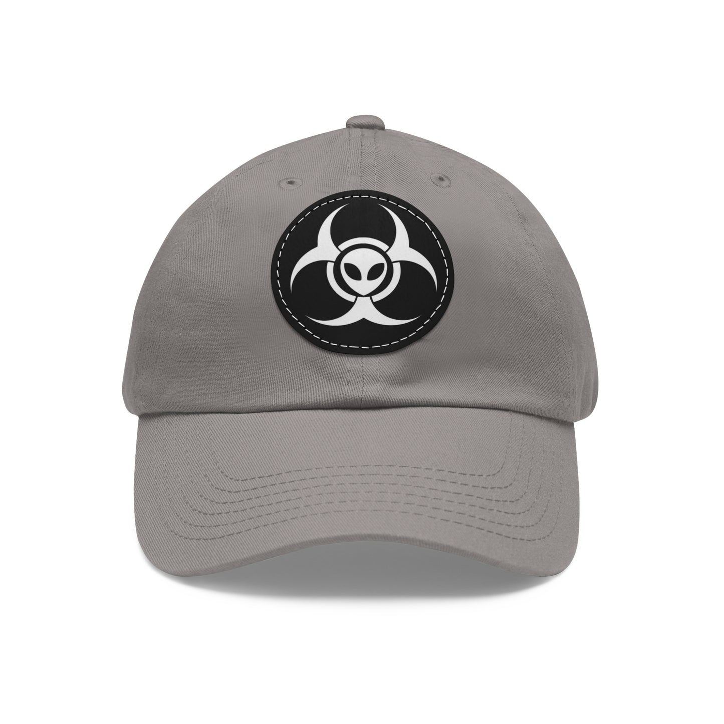 Skinwalker Ranch Alien UAP Hat with Leather Patch (Round)