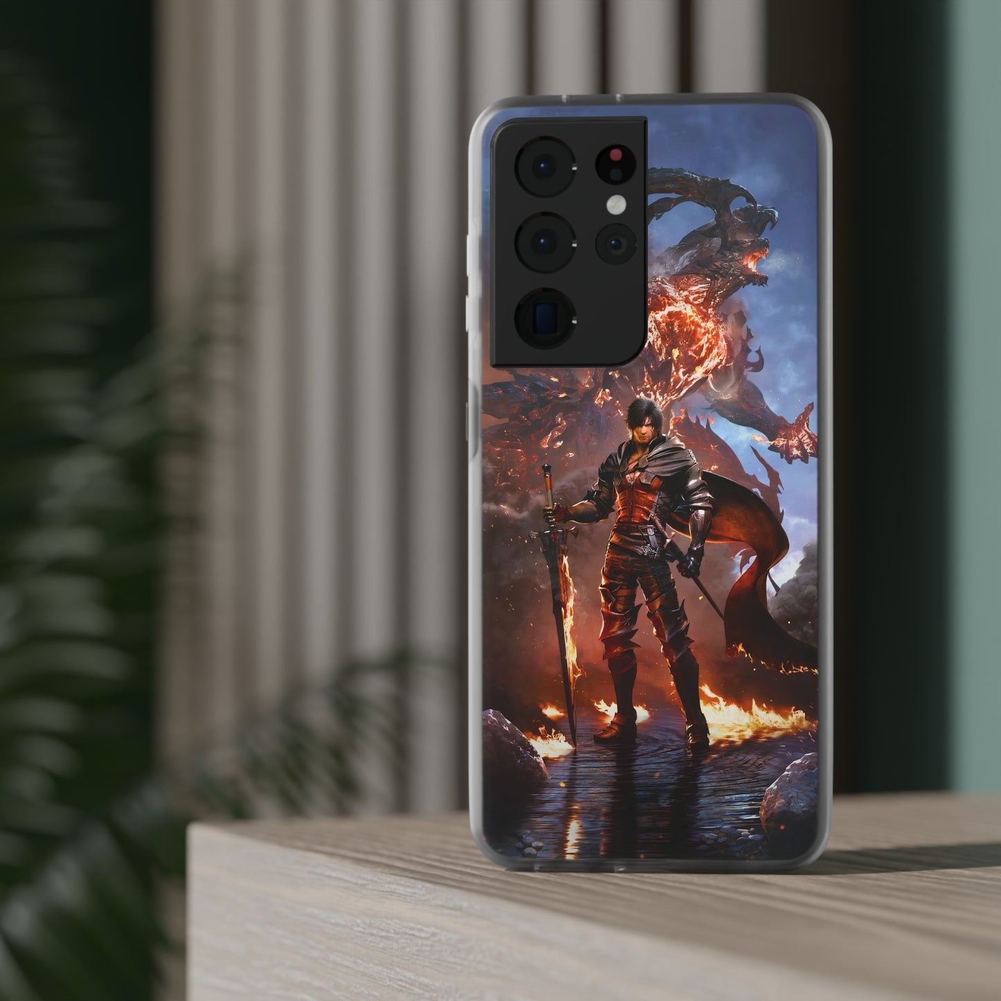 Final Fantasy XVI Clive Rosfield | Flexible Phone Case | Iphone 11-14 Pro Max | Samsung 21-23 Ultra | Gift Packages Choice