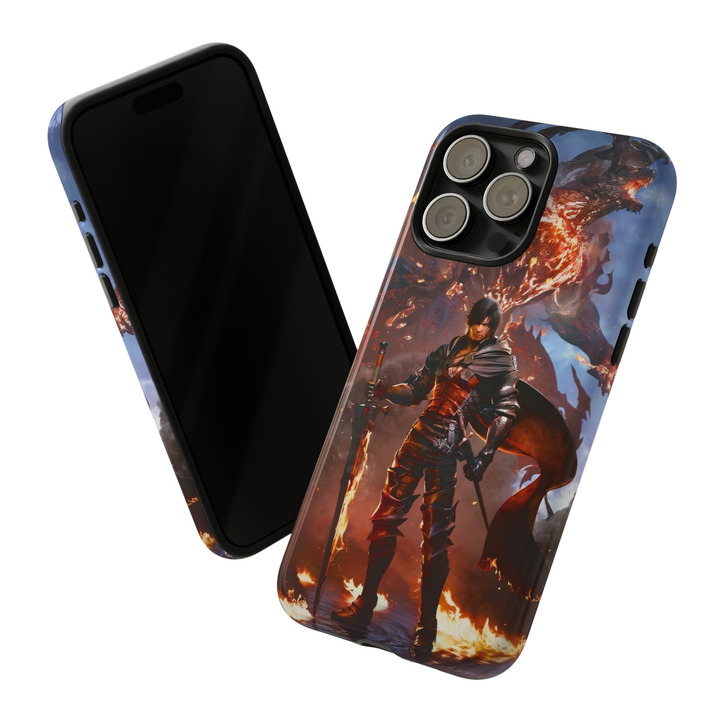 Final Fantasy XVI | Clive Rosfield | Enhance Tough Phone Cases for iPhone 11-15 Pro Max / Samsung S21 - 23 Ultra / Pixel 5 - 7