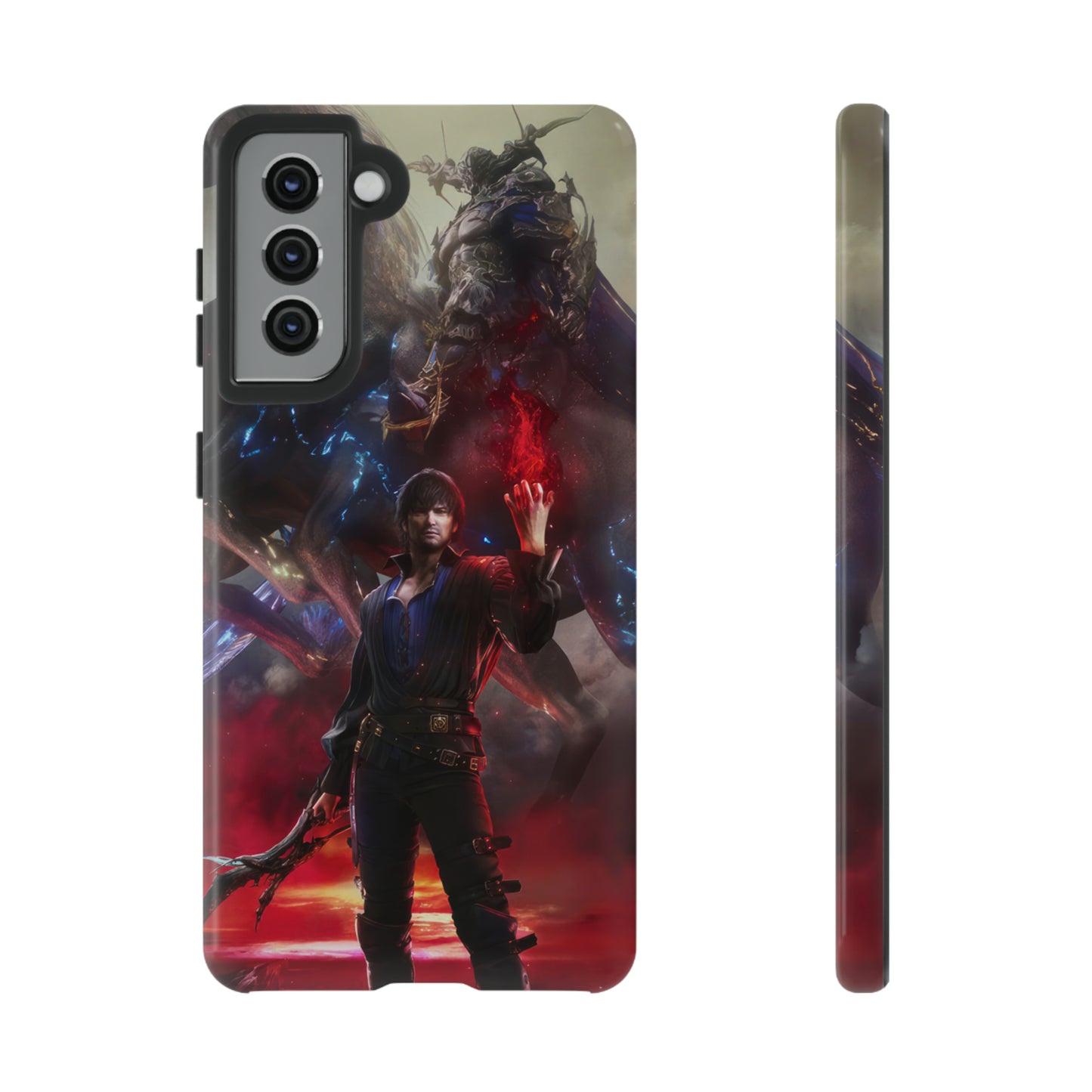 Final Fantasy XVI Barnabas Tharmr | Enhance Tough Phone Cases for iPhone 11-15 Pro Max / Samsung S21 - 23 Ultra / Pixel 5 - 7