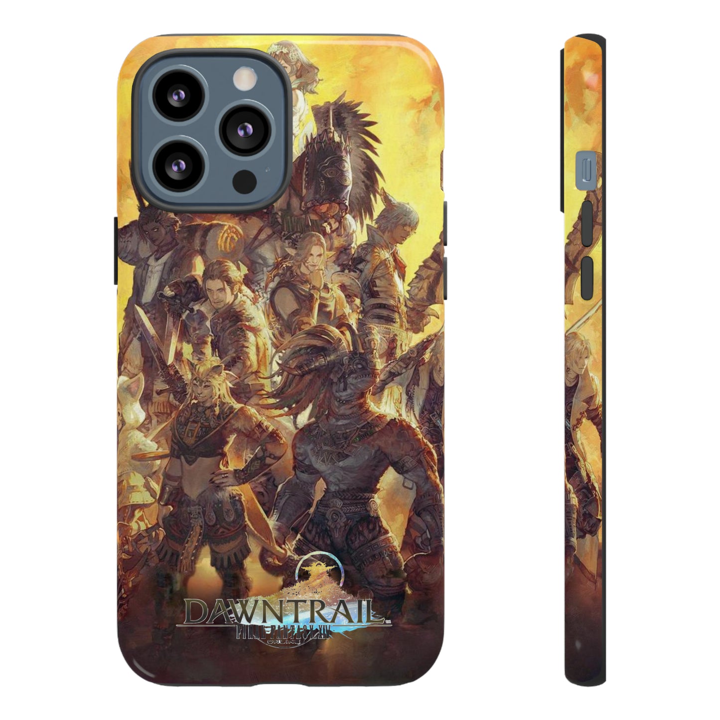 Final Fantasy XIV Dawntrail | Enhance Tough Phone Cases for iPhone 11-15 Pro Max / Samsung S21 - 23 Ultra / Pixel 5 - 7