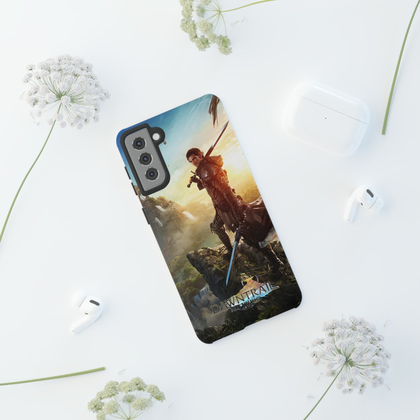 Final Fantasy XIV Dawntrail | Enhance Tough Phone Cases for iPhone 11-15 Pro Max / Samsung S21 - 23 Ultra / Pixel 5 - 7