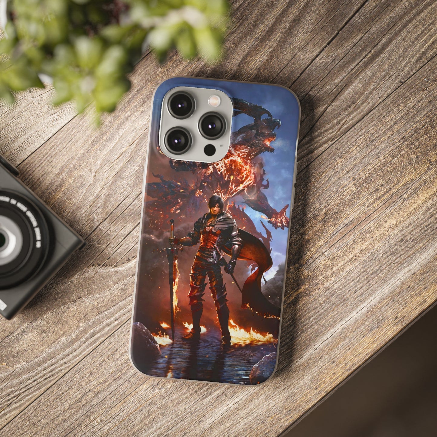 Final Fantasy XVI Clive Rosfield | Flexible Phone Case | Iphone 11-14 Pro Max | Samsung 21-23 Ultra | Gift Packages Choice