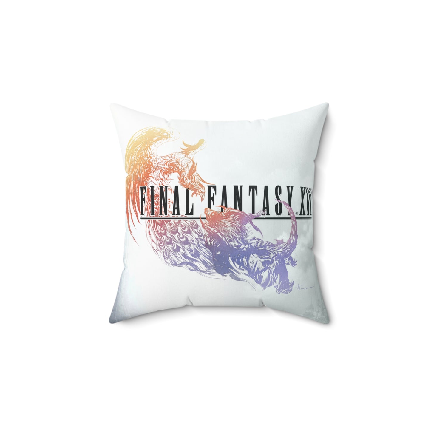 Final Fantasy XVI Art Spun Polyester Square Pillow