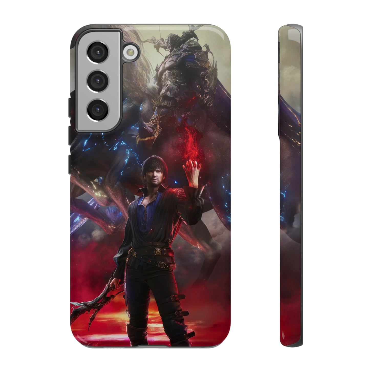 Final Fantasy XVI Barnabas Tharmr | Enhance Tough Phone Cases for iPhone 11-15 Pro Max / Samsung S21 - 23 Ultra / Pixel 5 - 7