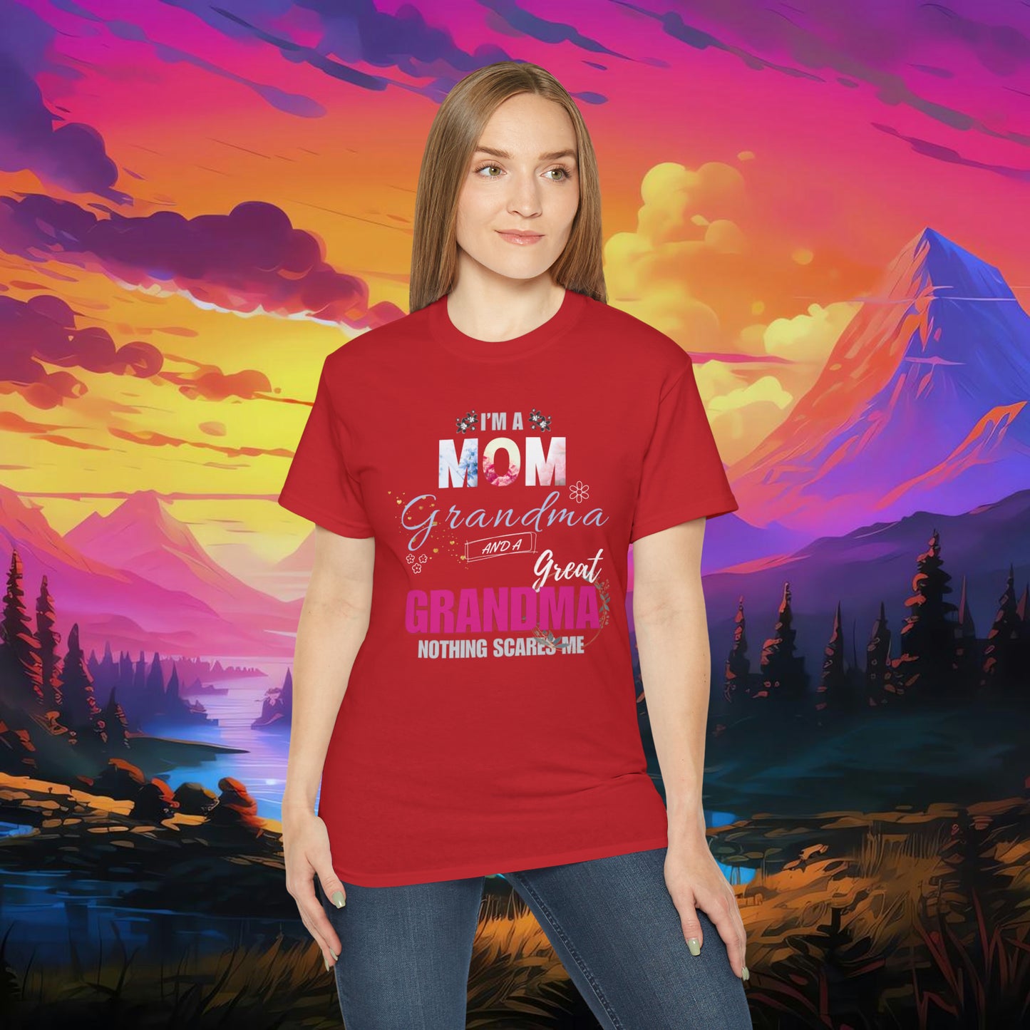 I'm A Mom Grandma Unisex Ultra Cotton Tee