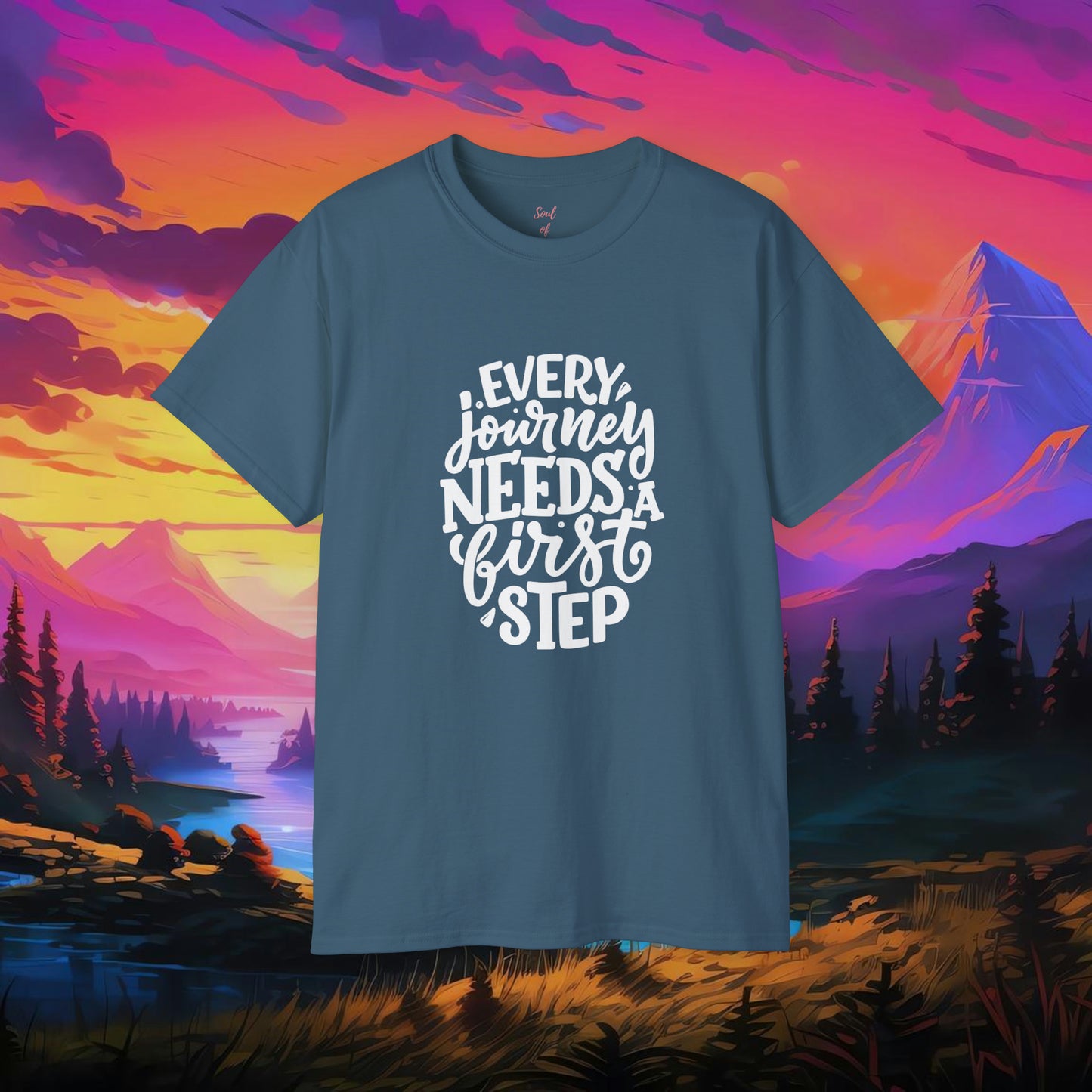 Every Journey Need First Step Unisex Ultra Cotton Tee