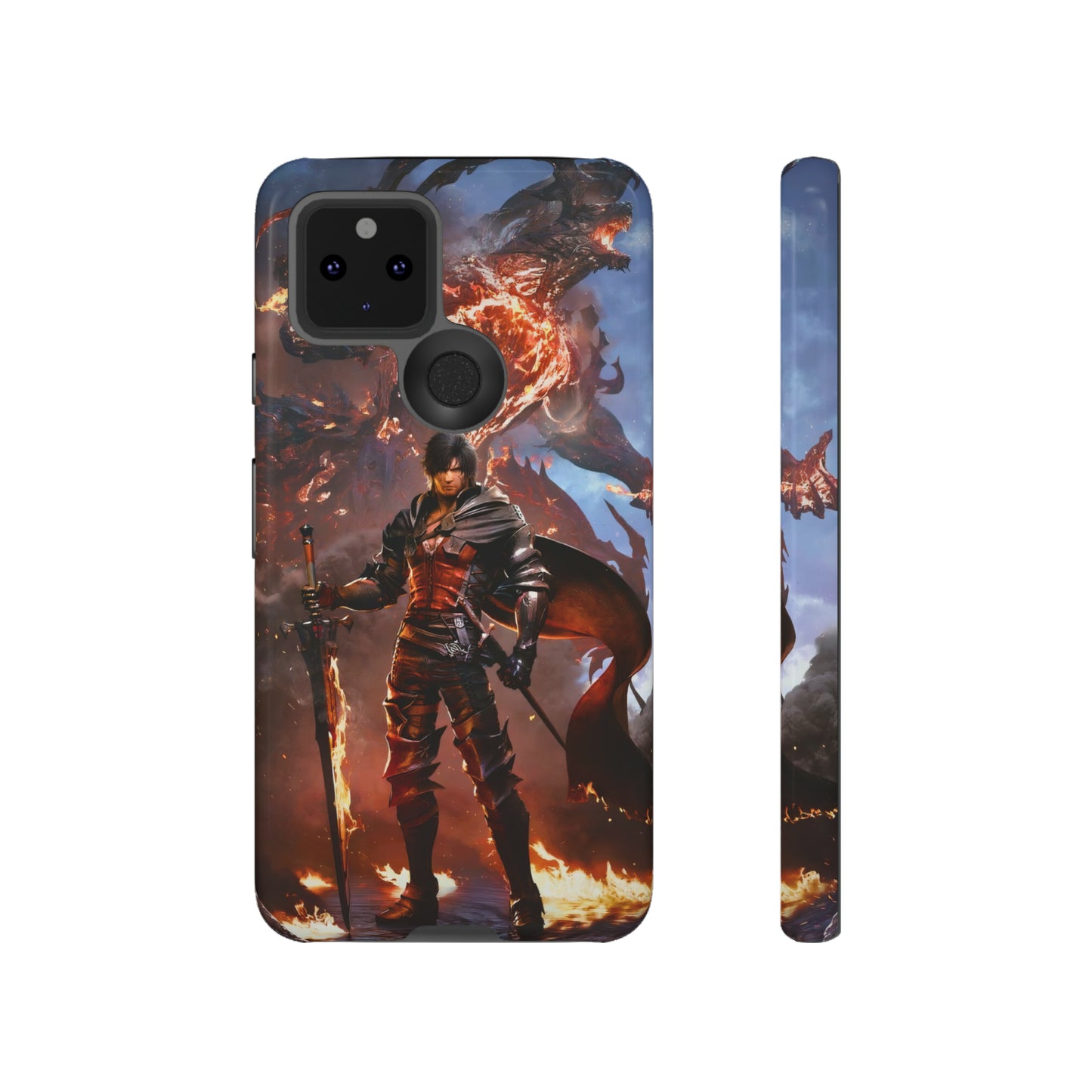 Final Fantasy XVI | Clive Rosfield | Enhance Tough Phone Cases for iPhone 11-15 Pro Max / Samsung S21 - 23 Ultra / Pixel 5 - 7