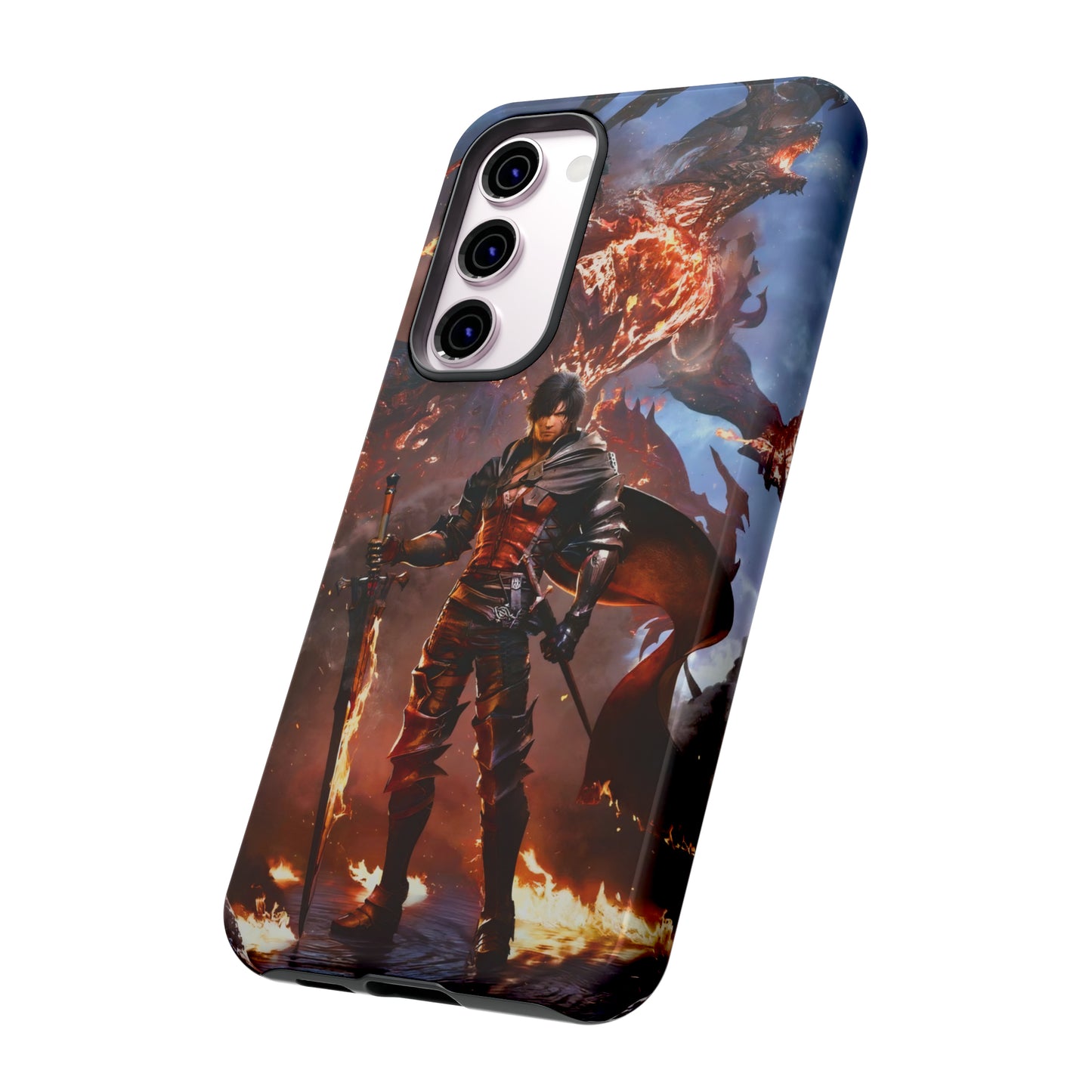 Final Fantasy XVI | Clive Rosfield | Enhance Tough Phone Cases for iPhone 11-15 Pro Max / Samsung S21 - 23 Ultra / Pixel 5 - 7