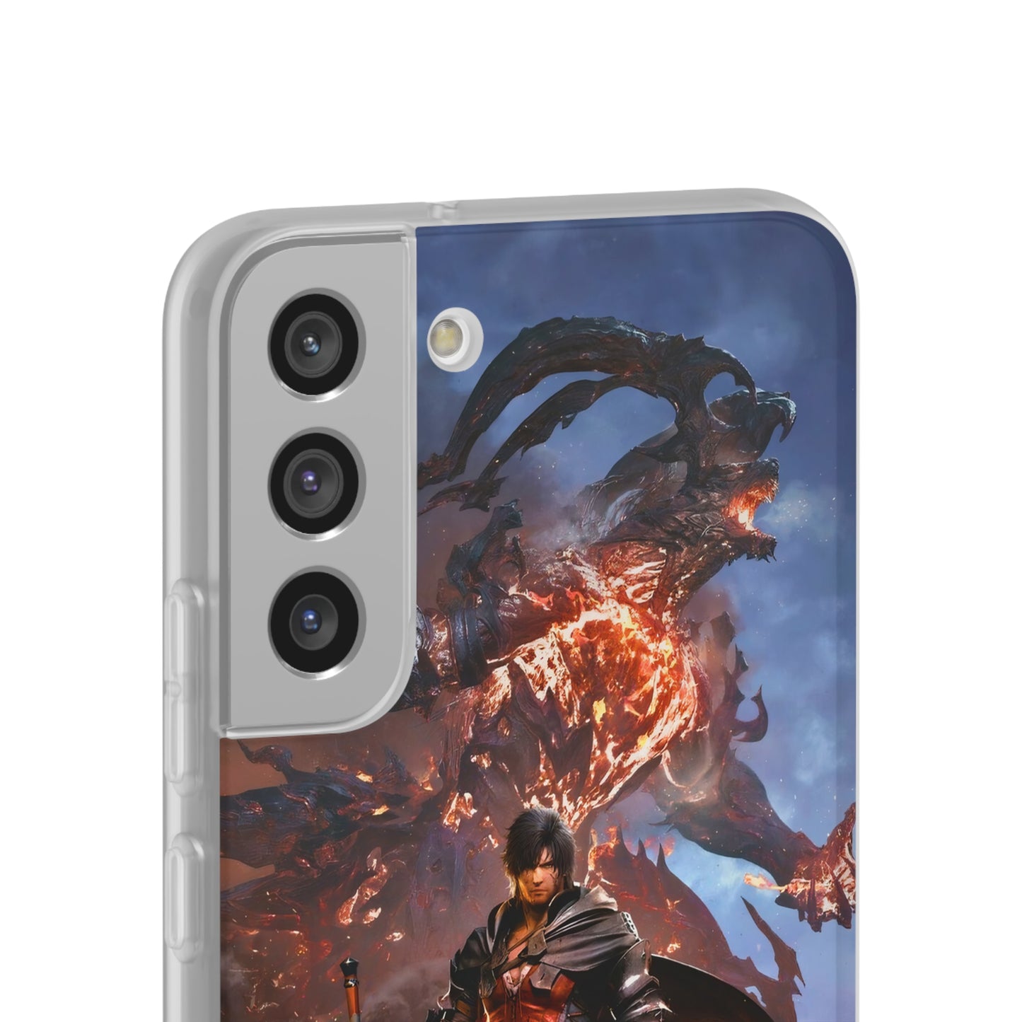 Final Fantasy XVI Clive Rosfield | Flexible Phone Case | Iphone 11-14 Pro Max | Samsung 21-23 Ultra | Gift Packages Choice