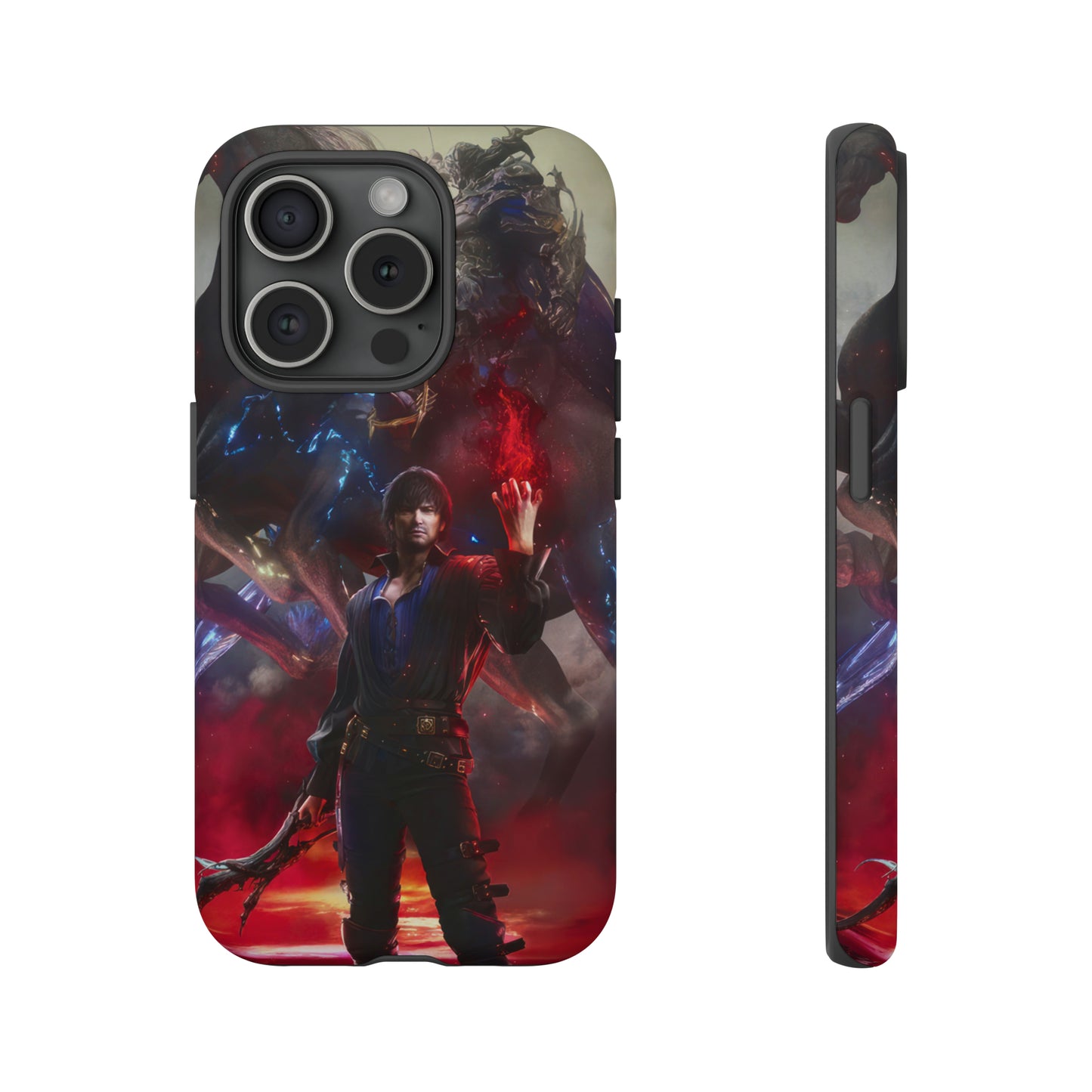 Final Fantasy XVI Barnabas Tharmr | Enhance Tough Phone Cases for iPhone 11-15 Pro Max / Samsung S21 - 23 Ultra / Pixel 5 - 7