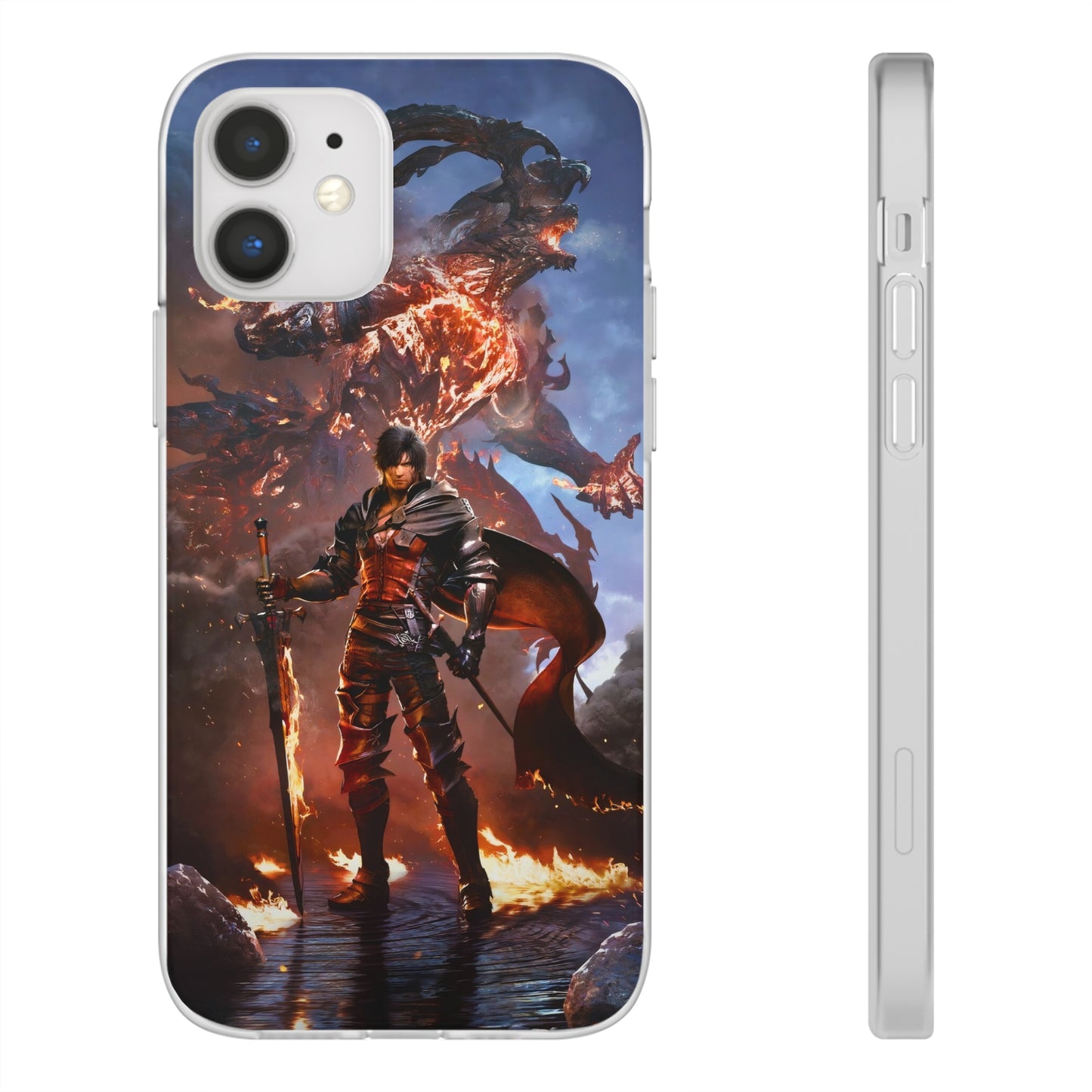 Final Fantasy XVI Clive Rosfield | Flexible Phone Case | Iphone 11-14 Pro Max | Samsung 21-23 Ultra | Gift Packages Choice