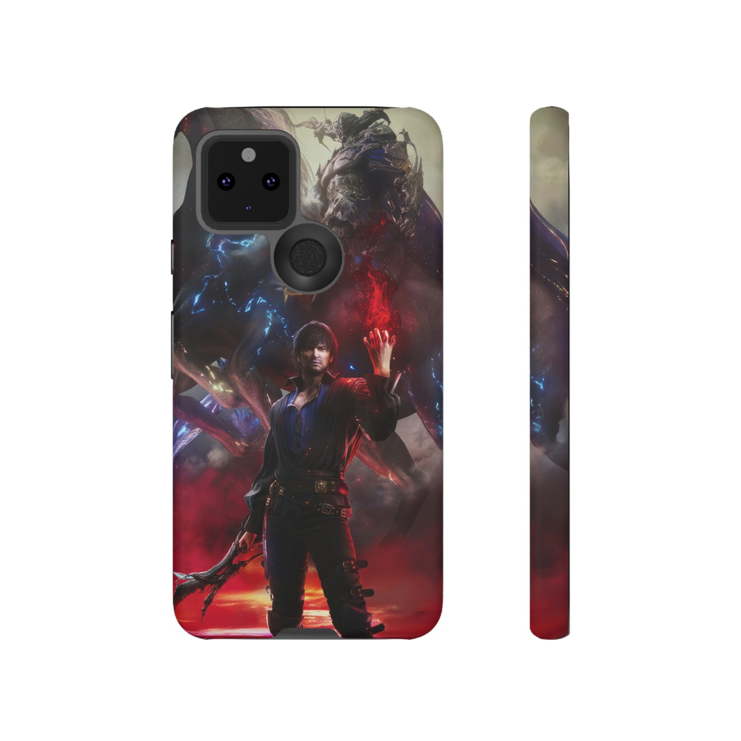 Final Fantasy XVI Barnabas Tharmr | Enhance Tough Phone Cases for iPhone 11-15 Pro Max / Samsung S21 - 23 Ultra / Pixel 5 - 7