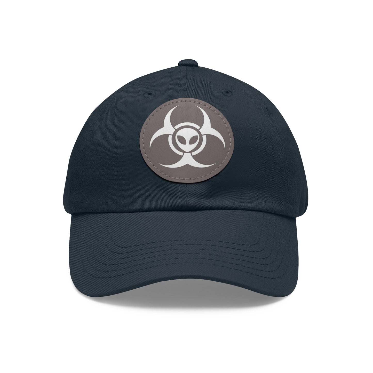 Skinwalker Ranch Alien UAP Hat with Leather Patch (Round)