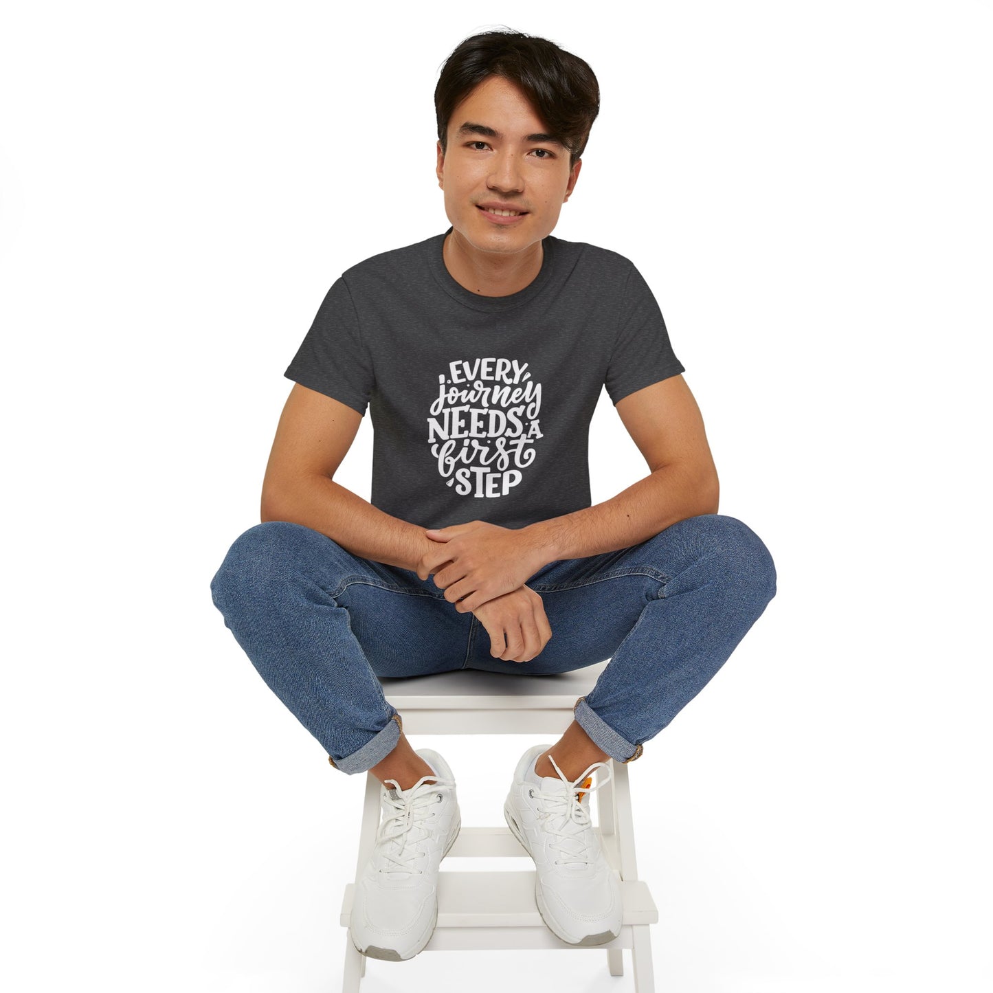 Every Journey Need First Step Unisex Ultra Cotton Tee