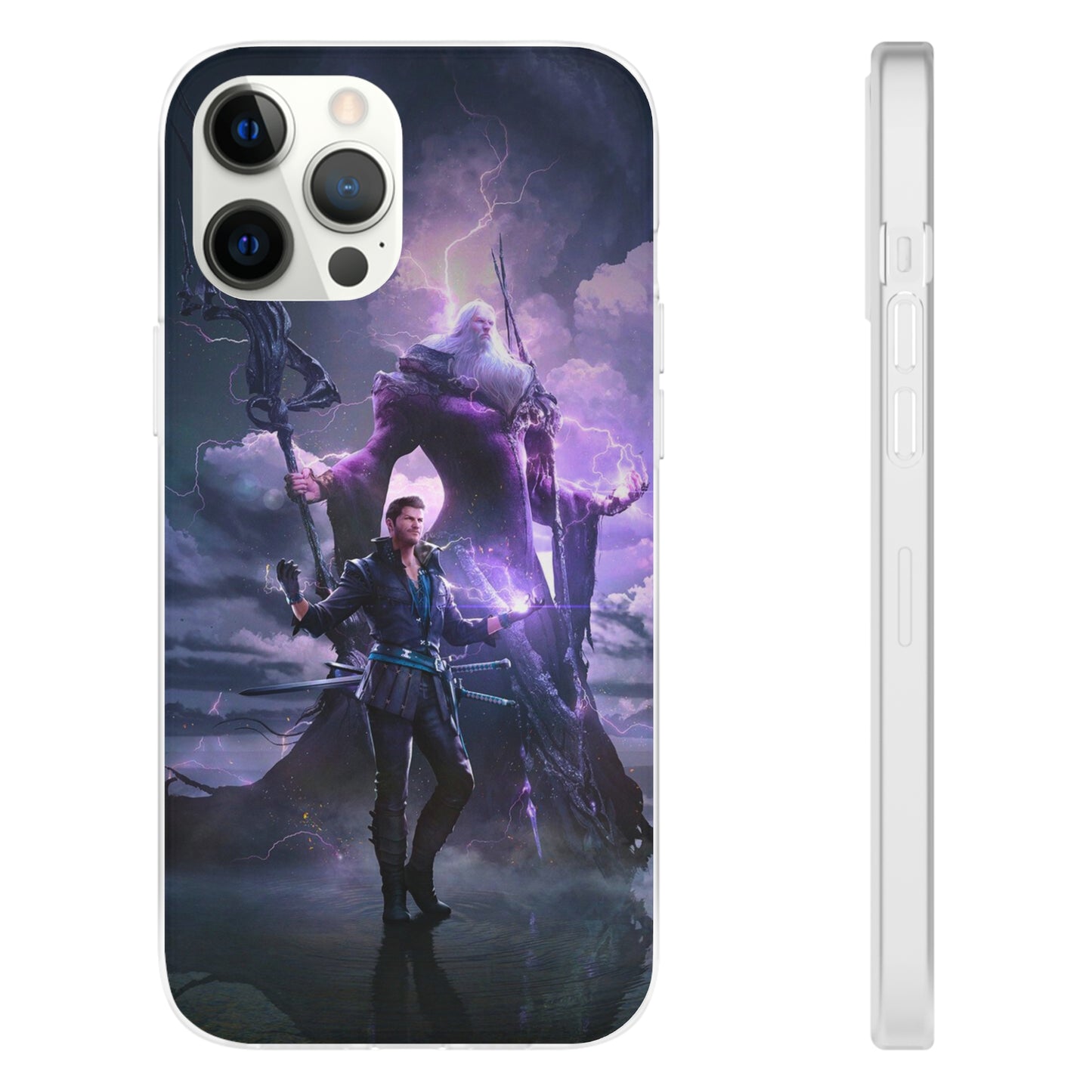 Final Fantasy XVI Cidolfus Telamon | Flexible Phone Case | Iphone 11-14 Pro Max | Samsung 21-23 Ultra | Gift Packages Choice