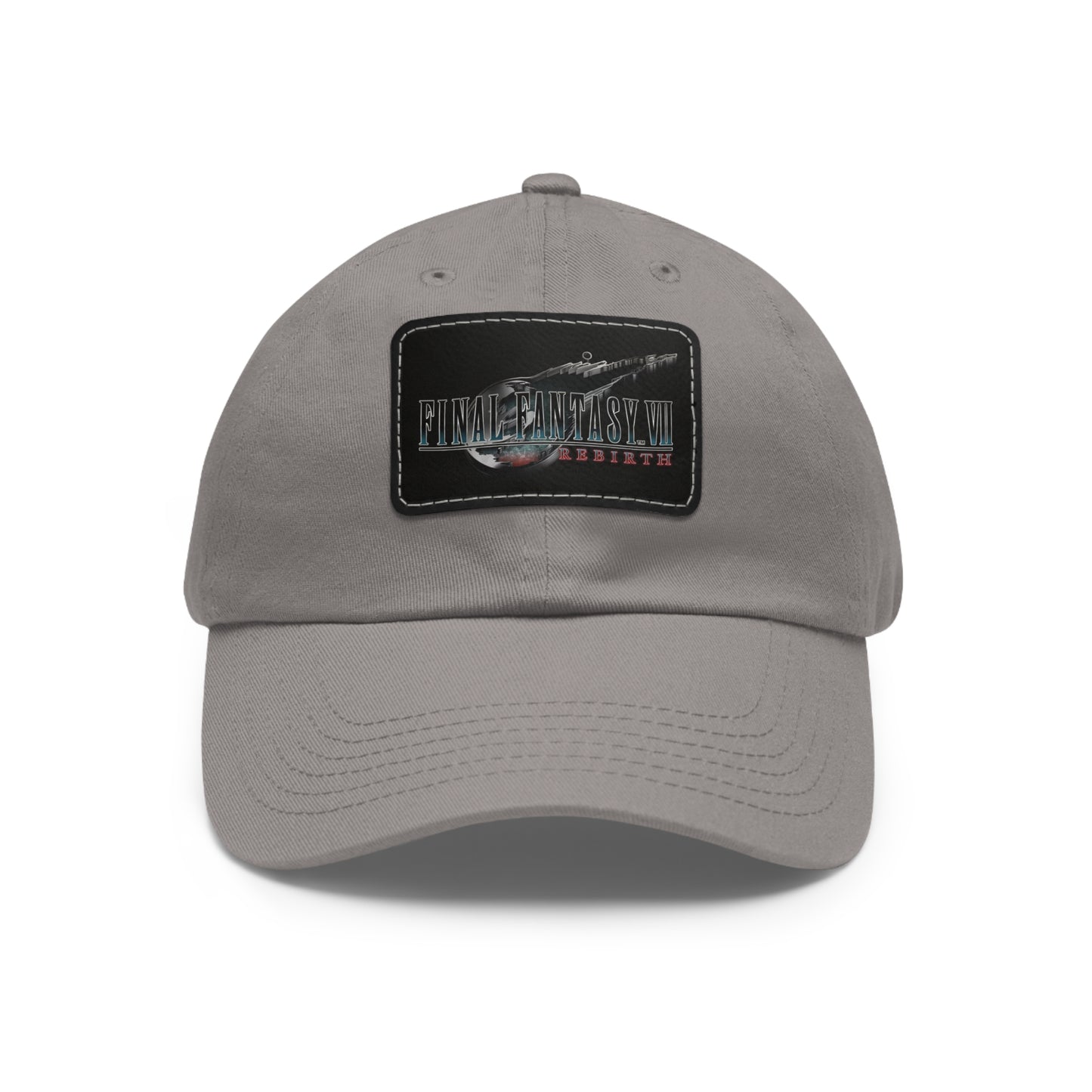 Final Fantasy VII Remake Rebirth Logo Hat with Leather Patch (Rectangle)