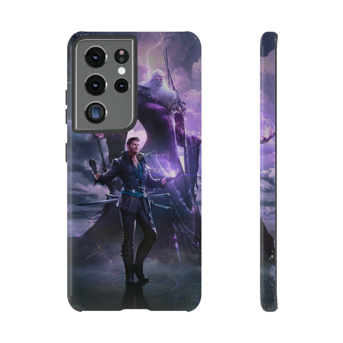 Final Fantasy XVI | Cidolfus Telamon | Enhance Tough Phone Cases for iPhone 11-15 Pro Max / Samsung S21 - 23 Ultra / Pixel 5 - 7