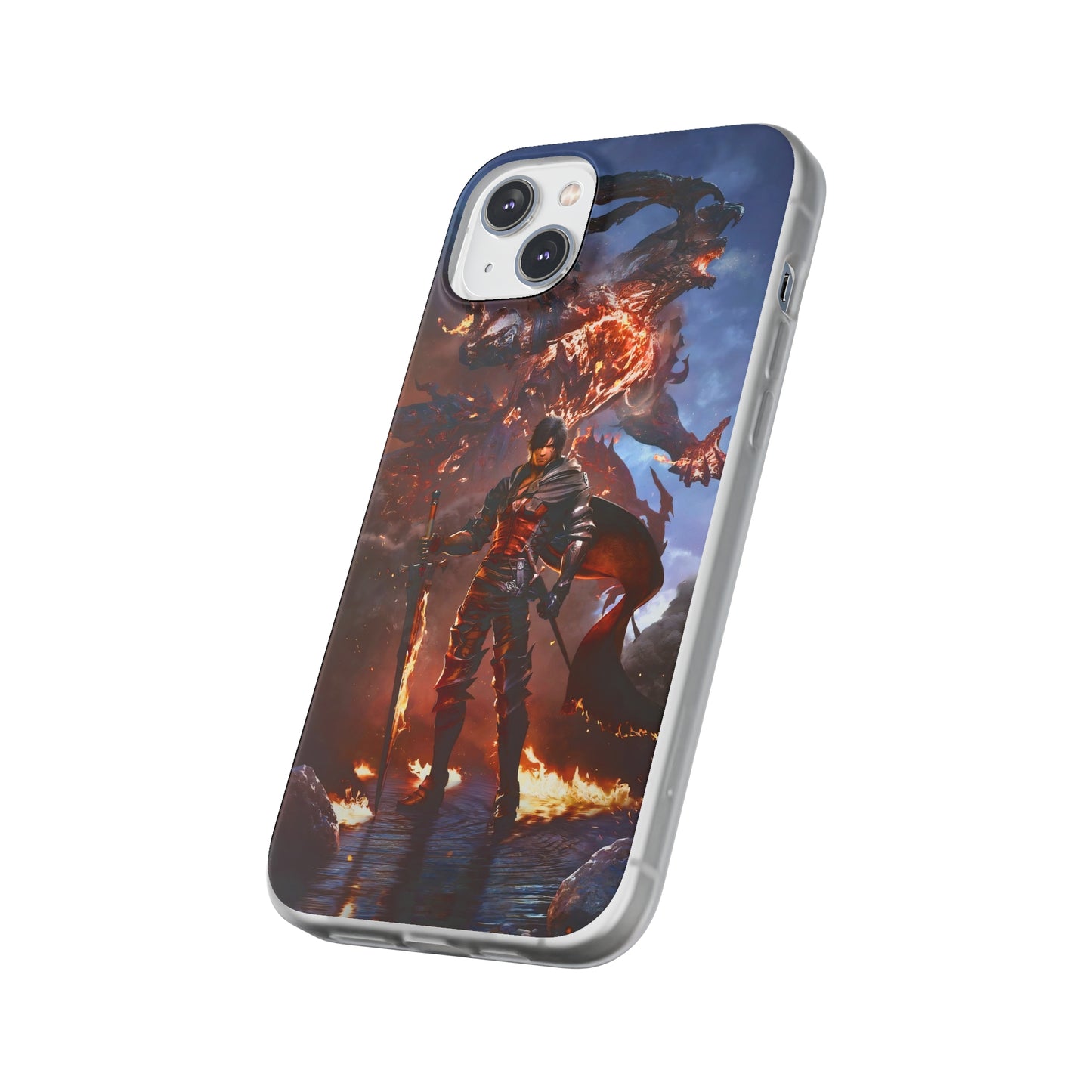 Final Fantasy XVI Clive Rosfield | Flexible Phone Case | Iphone 11-14 Pro Max | Samsung 21-23 Ultra | Gift Packages Choice