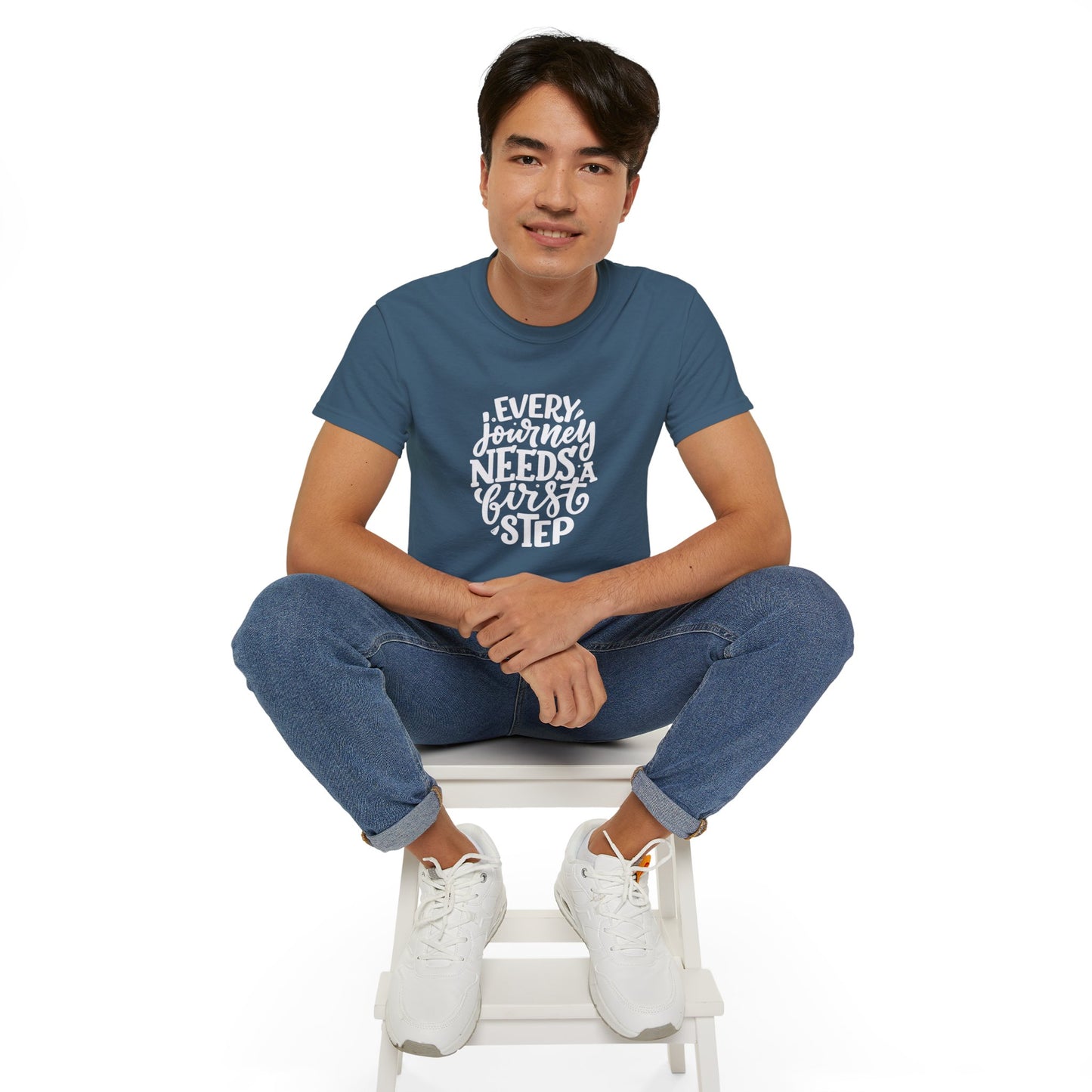 Every Journey Need First Step Unisex Ultra Cotton Tee