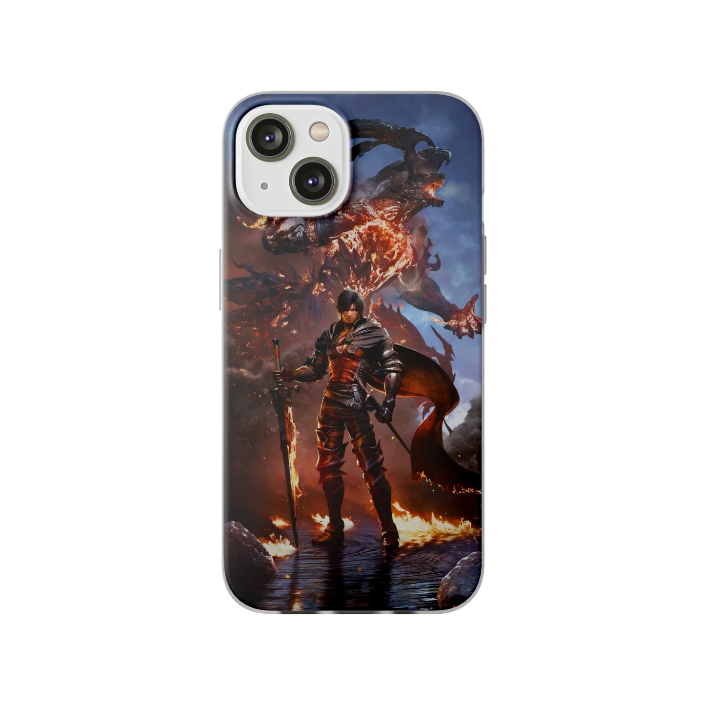 Final Fantasy XVI Clive Rosfield | Flexible Phone Case | Iphone 11-14 Pro Max | Samsung 21-23 Ultra | Gift Packages Choice