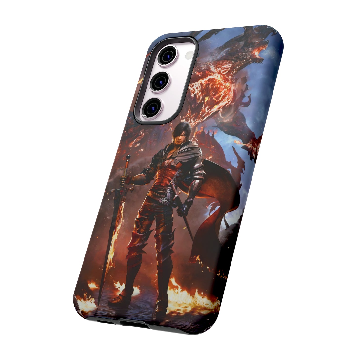 Final Fantasy XVI | Clive Rosfield | Enhance Tough Phone Cases for iPhone 11-15 Pro Max / Samsung S21 - 23 Ultra / Pixel 5 - 7