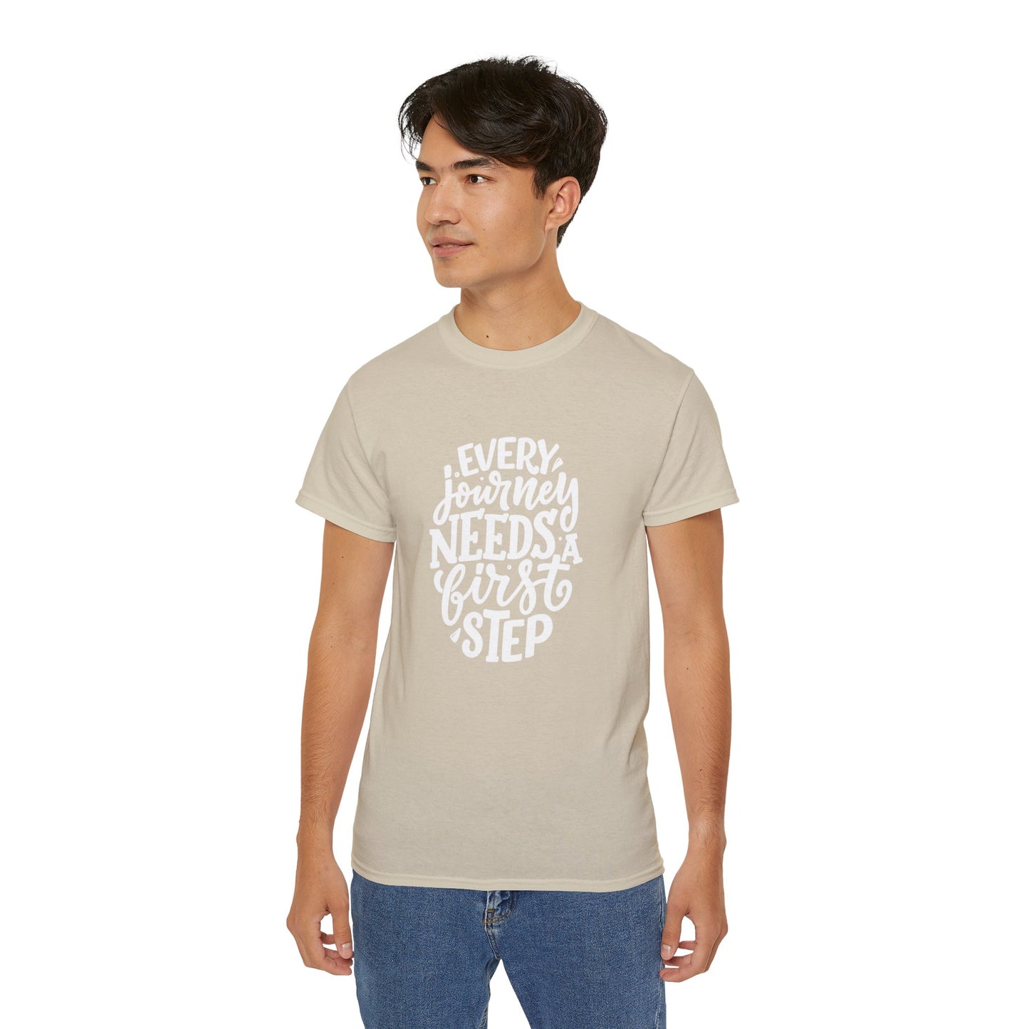 Every Journey Need First Step Unisex Ultra Cotton Tee