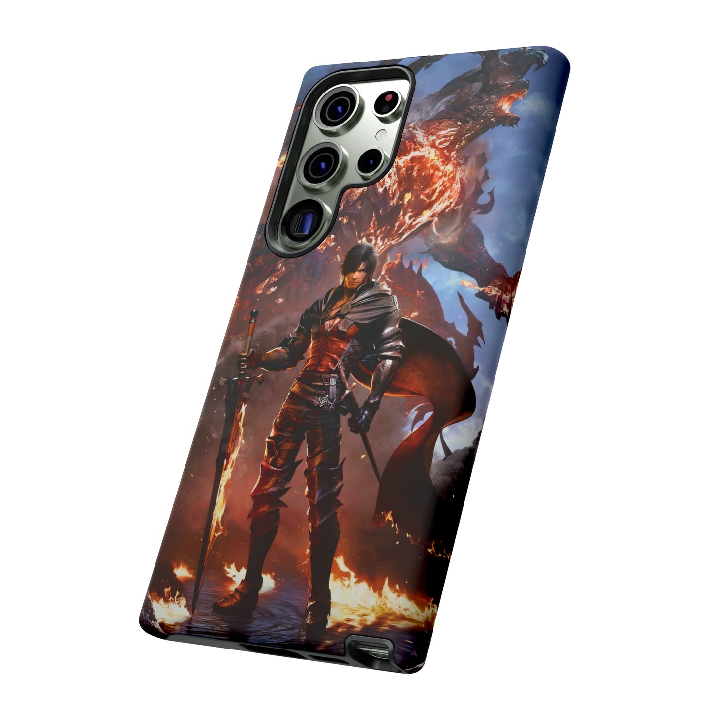 Final Fantasy XVI | Clive Rosfield | Enhance Tough Phone Cases for iPhone 11-15 Pro Max / Samsung S21 - 23 Ultra / Pixel 5 - 7