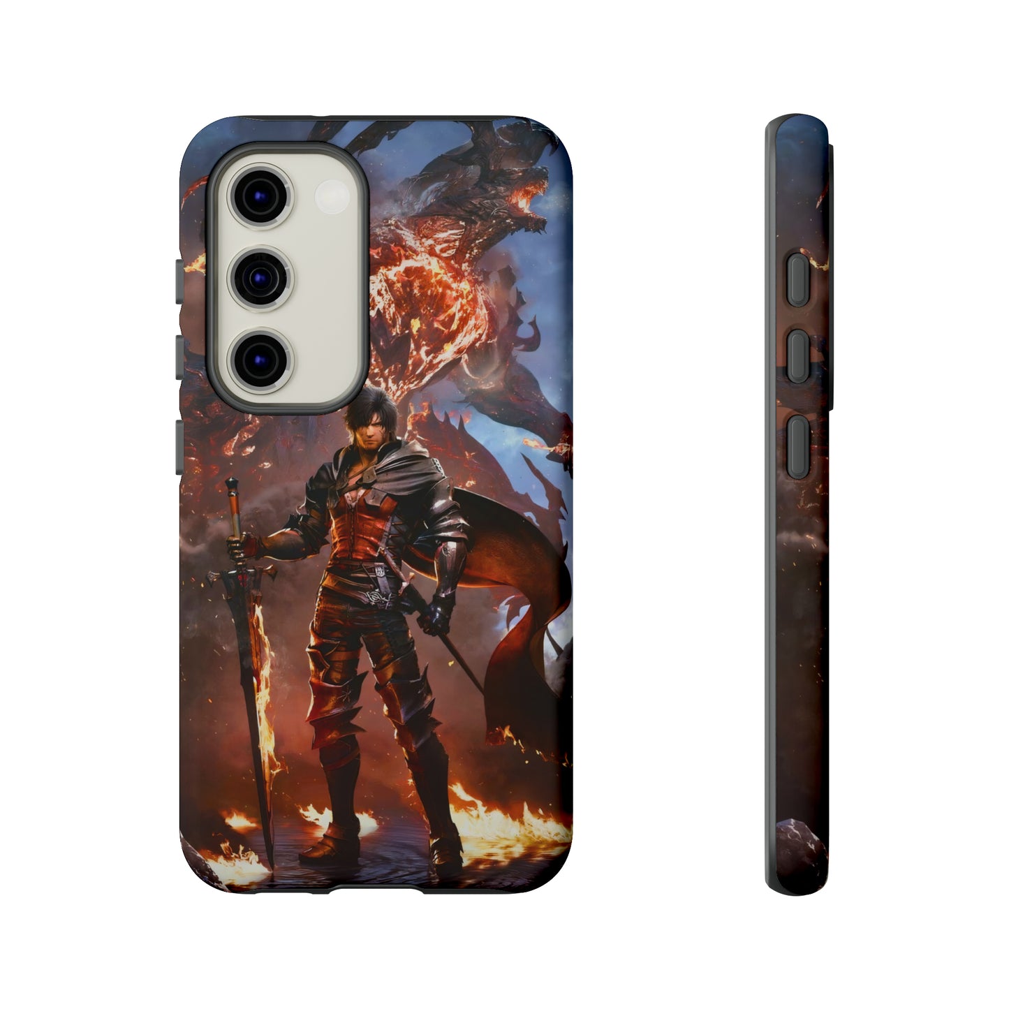 Final Fantasy XVI | Clive Rosfield | Enhance Tough Phone Cases for iPhone 11-15 Pro Max / Samsung S21 - 23 Ultra / Pixel 5 - 7