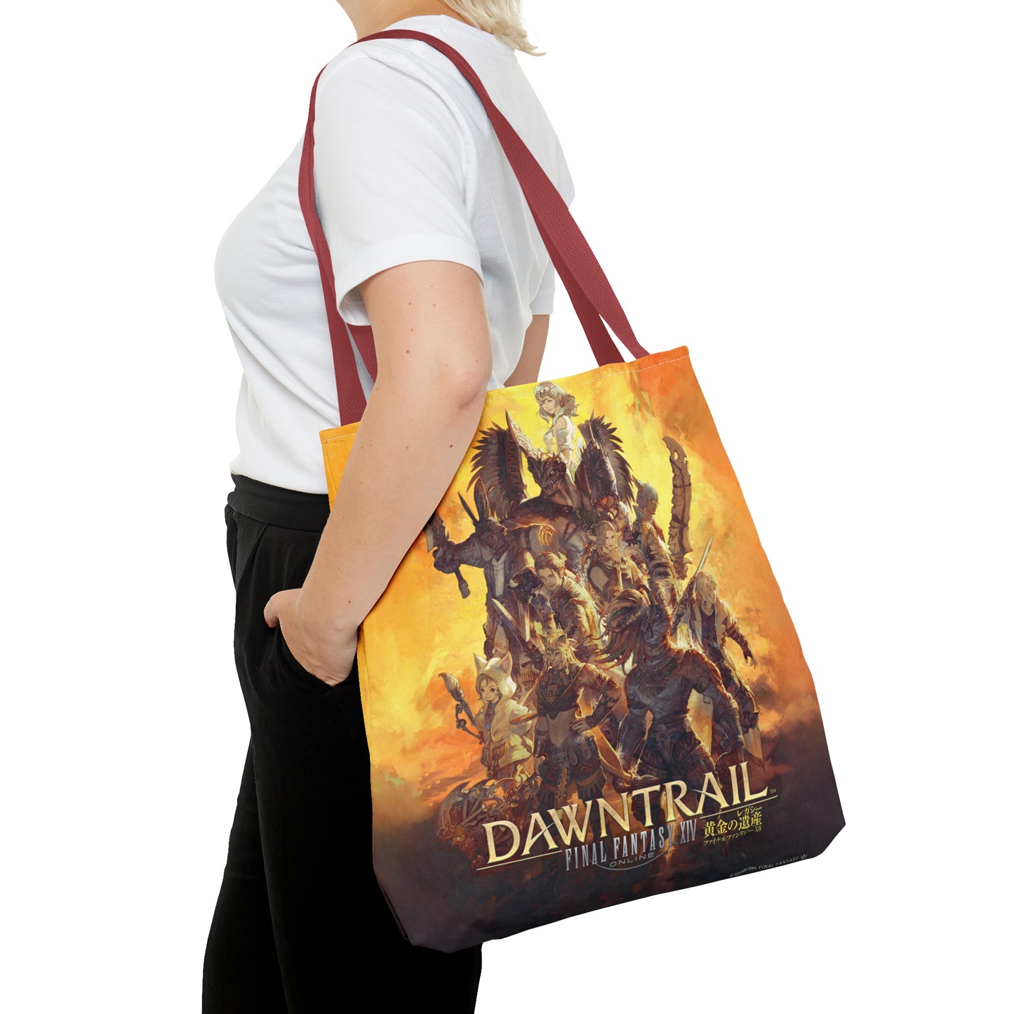 Final Fantasy XIV Dawntrail | Tote Bag (AOP) | 5 color Handle