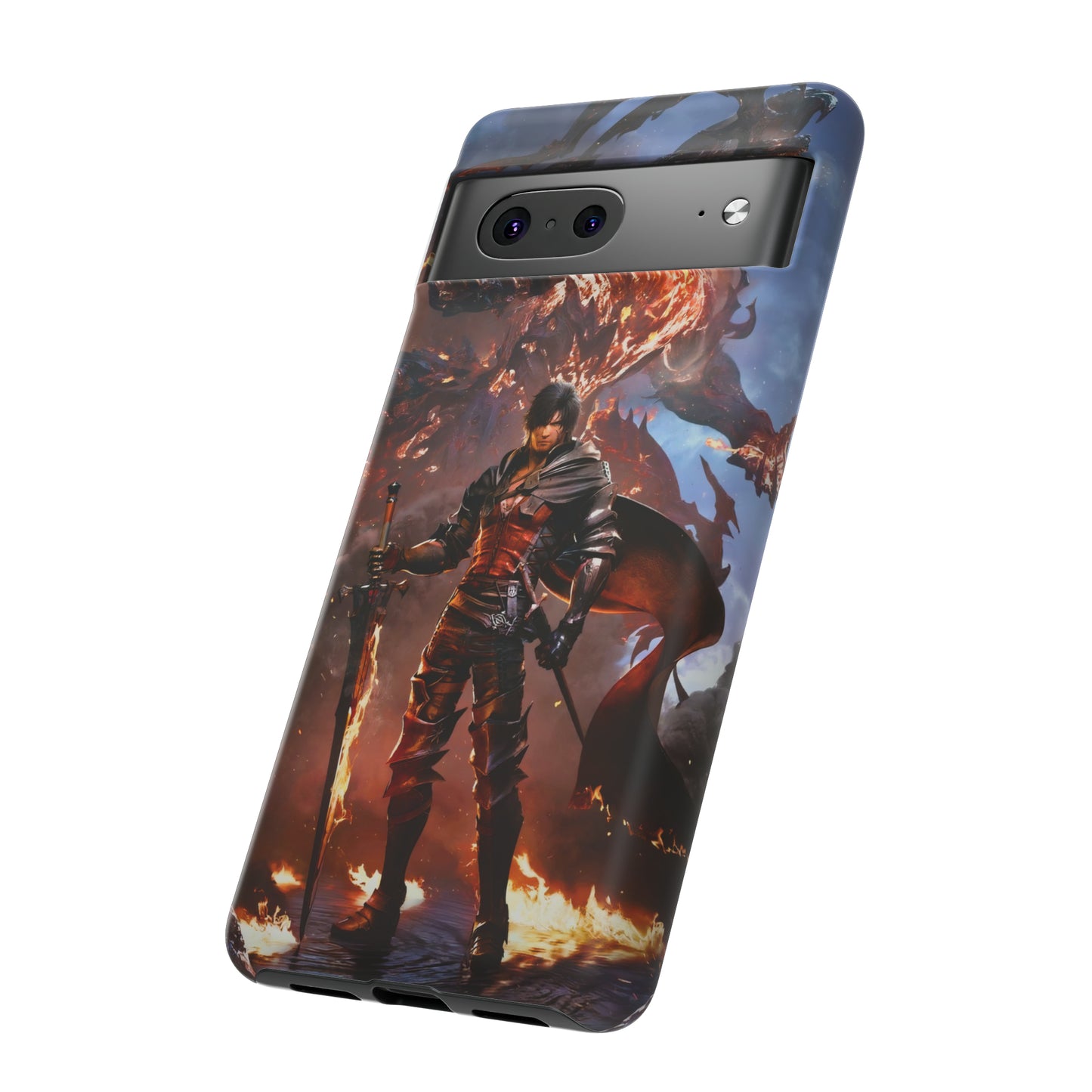 Final Fantasy XVI | Clive Rosfield | Enhance Tough Phone Cases for iPhone 11-15 Pro Max / Samsung S21 - 23 Ultra / Pixel 5 - 7