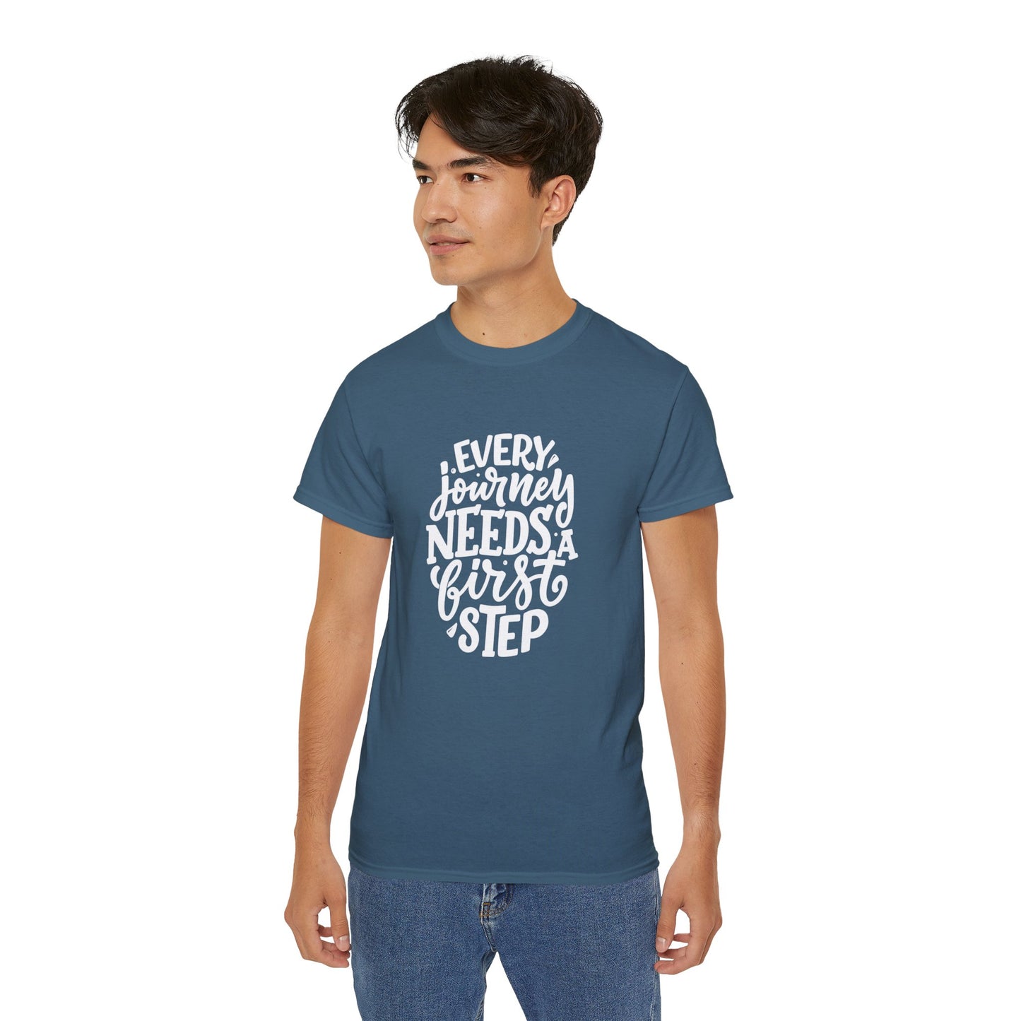 Every Journey Need First Step Unisex Ultra Cotton Tee