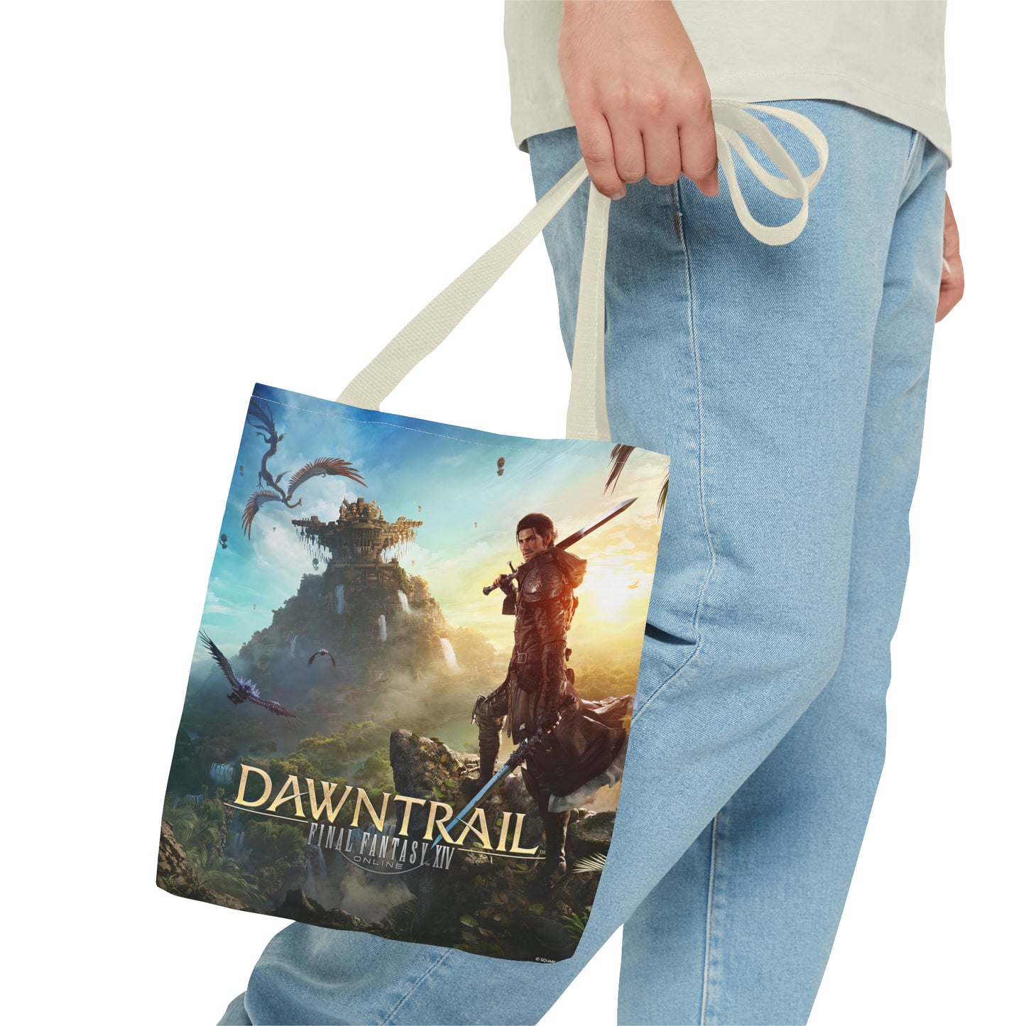 Final Fantasy XIV Dawntrail | Tote Bag (AOP) | 5 color Handle