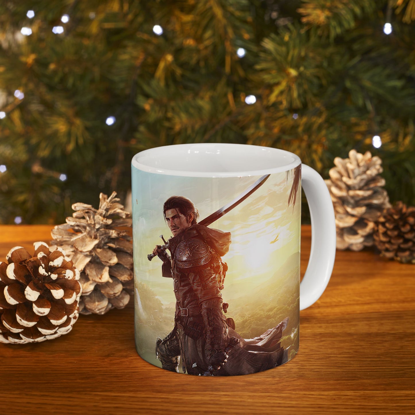 Final Fantasy XIV Dawntrail Ceramic Mug Game Gift, Gamer Gift, Video Game Fan Present, Gaming Coffee Cup, 11oz 15oz, Birthday Gift