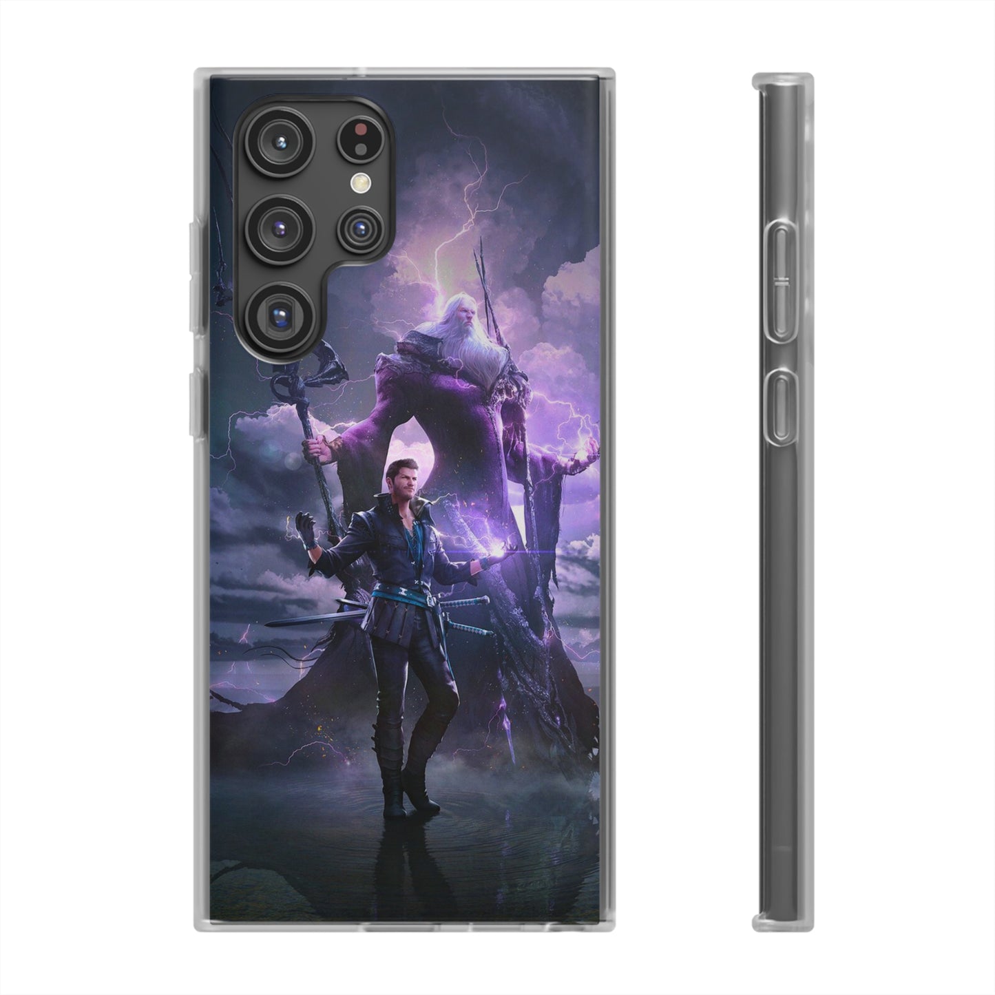 Final Fantasy XVI Cidolfus Telamon | Flexible Phone Case | Iphone 11-14 Pro Max | Samsung 21-23 Ultra | Gift Packages Choice