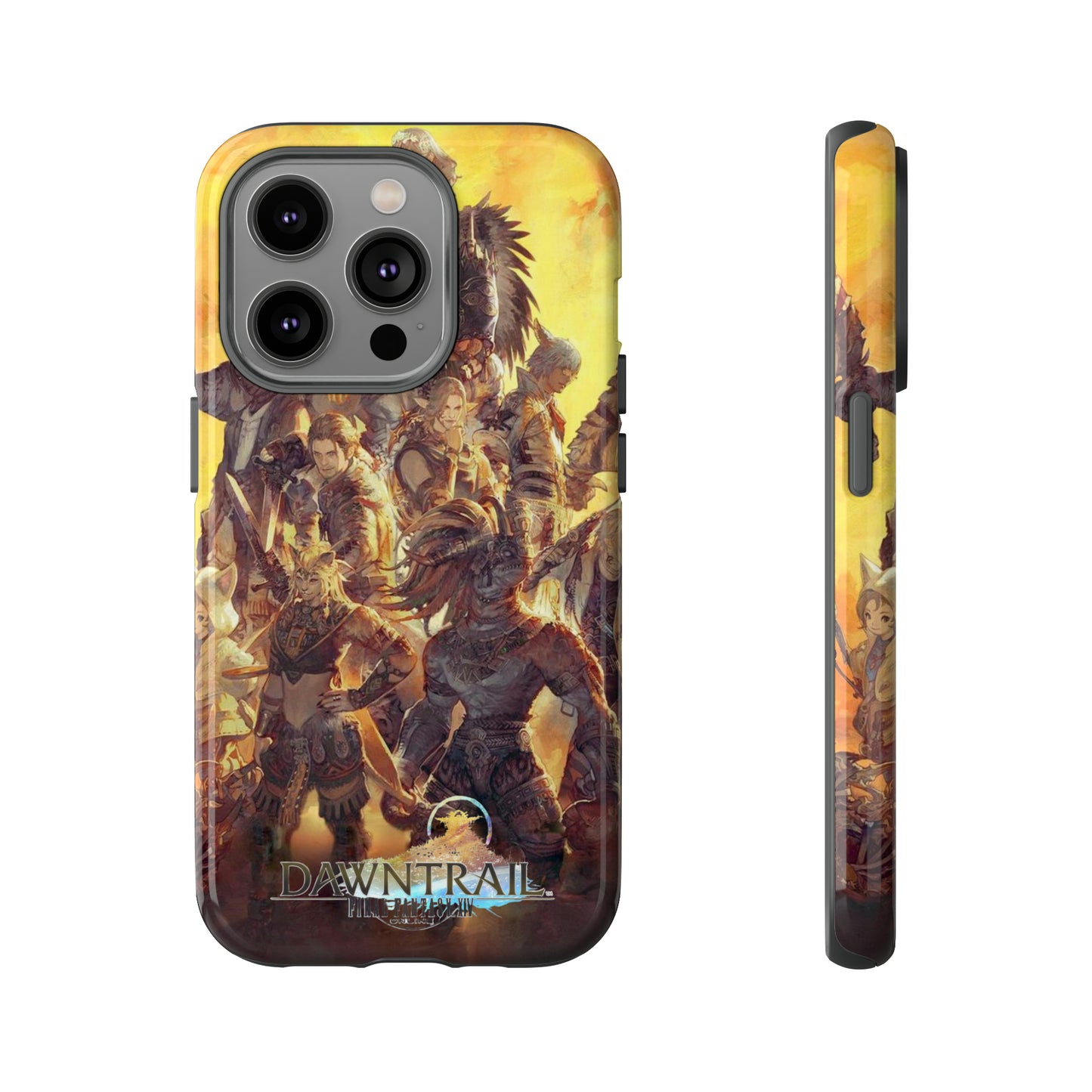 Final Fantasy XIV Dawntrail | Enhance Tough Phone Cases for iPhone 11-15 Pro Max / Samsung S21 - 23 Ultra / Pixel 5 - 7