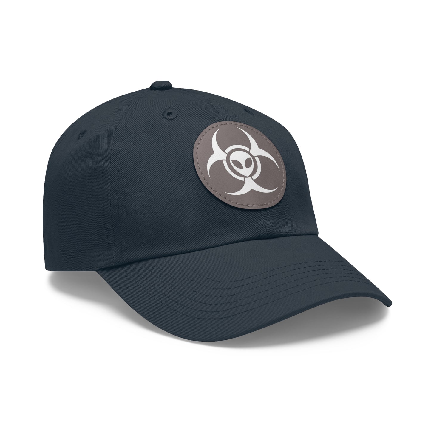 Skinwalker Ranch Alien UAP Hat with Leather Patch (Round)