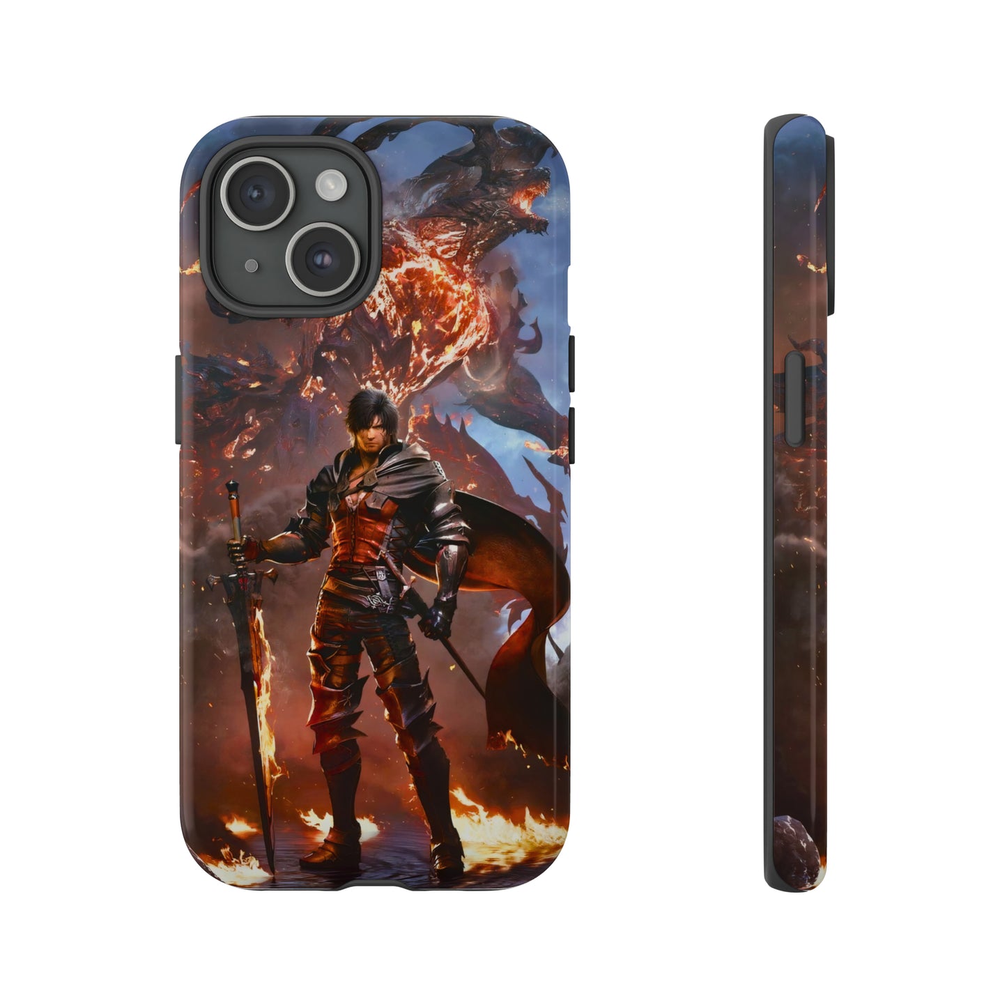 Final Fantasy XVI | Clive Rosfield | Enhance Tough Phone Cases for iPhone 11-15 Pro Max / Samsung S21 - 23 Ultra / Pixel 5 - 7