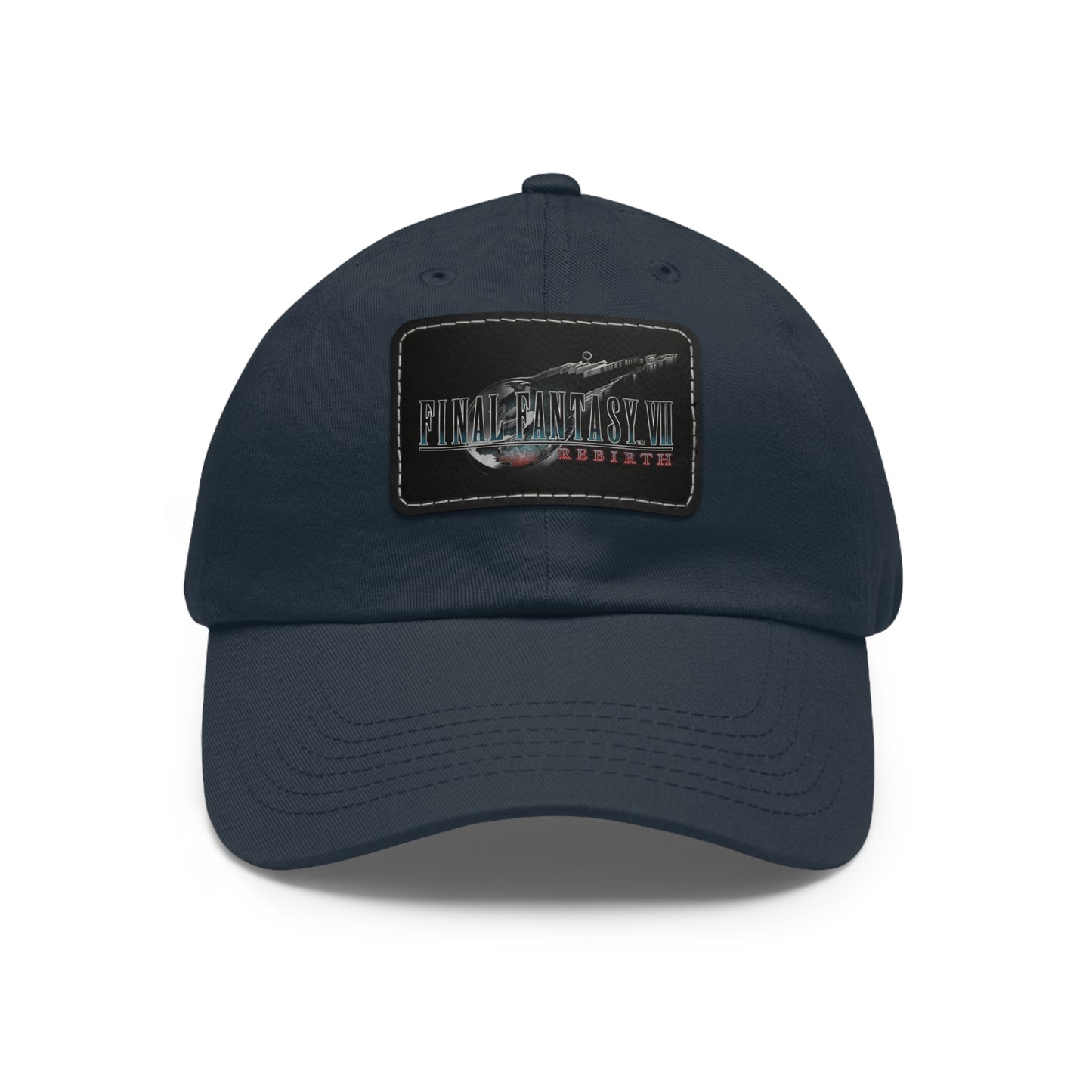 Final Fantasy VII Remake Rebirth Logo Hat with Leather Patch (Rectangle)