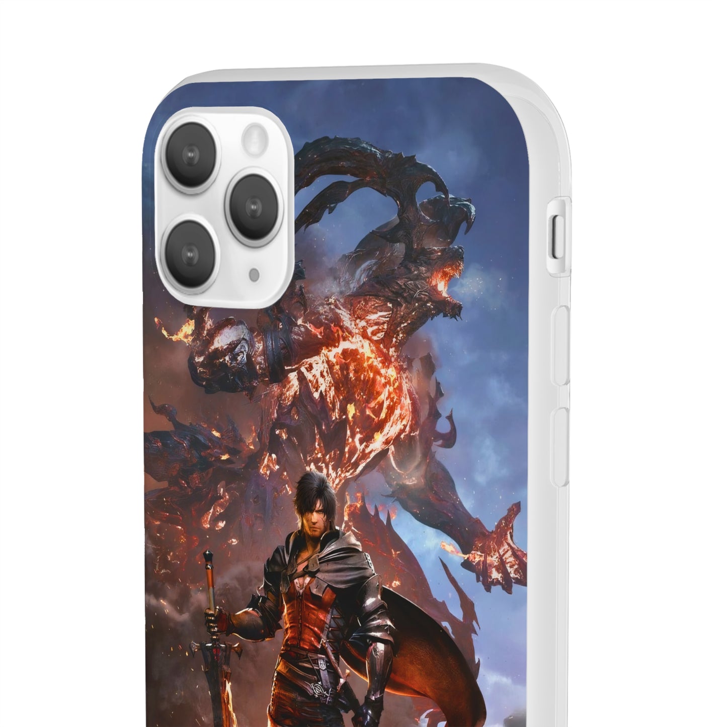 Final Fantasy XVI Clive Rosfield | Flexible Phone Case | Iphone 11-14 Pro Max | Samsung 21-23 Ultra | Gift Packages Choice