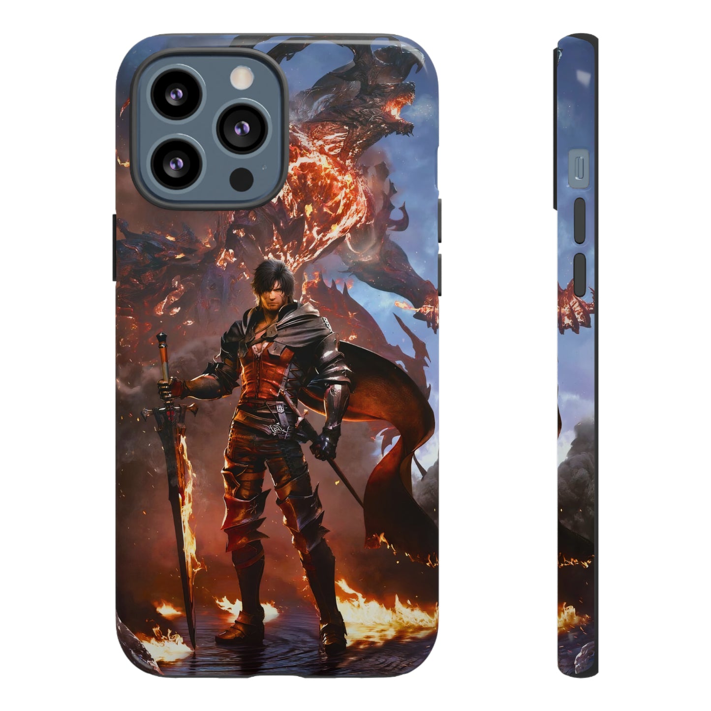 Final Fantasy XVI | Clive Rosfield | Enhance Tough Phone Cases for iPhone 11-15 Pro Max / Samsung S21 - 23 Ultra / Pixel 5 - 7