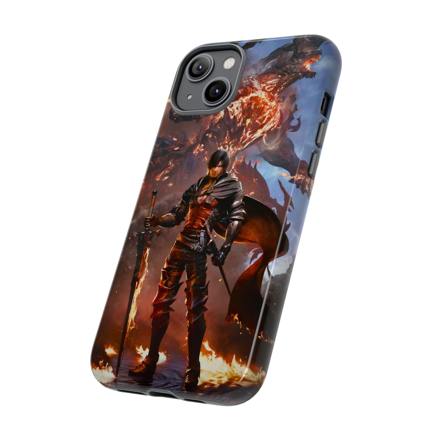 Final Fantasy XVI | Clive Rosfield | Enhance Tough Phone Cases for iPhone 11-15 Pro Max / Samsung S21 - 23 Ultra / Pixel 5 - 7