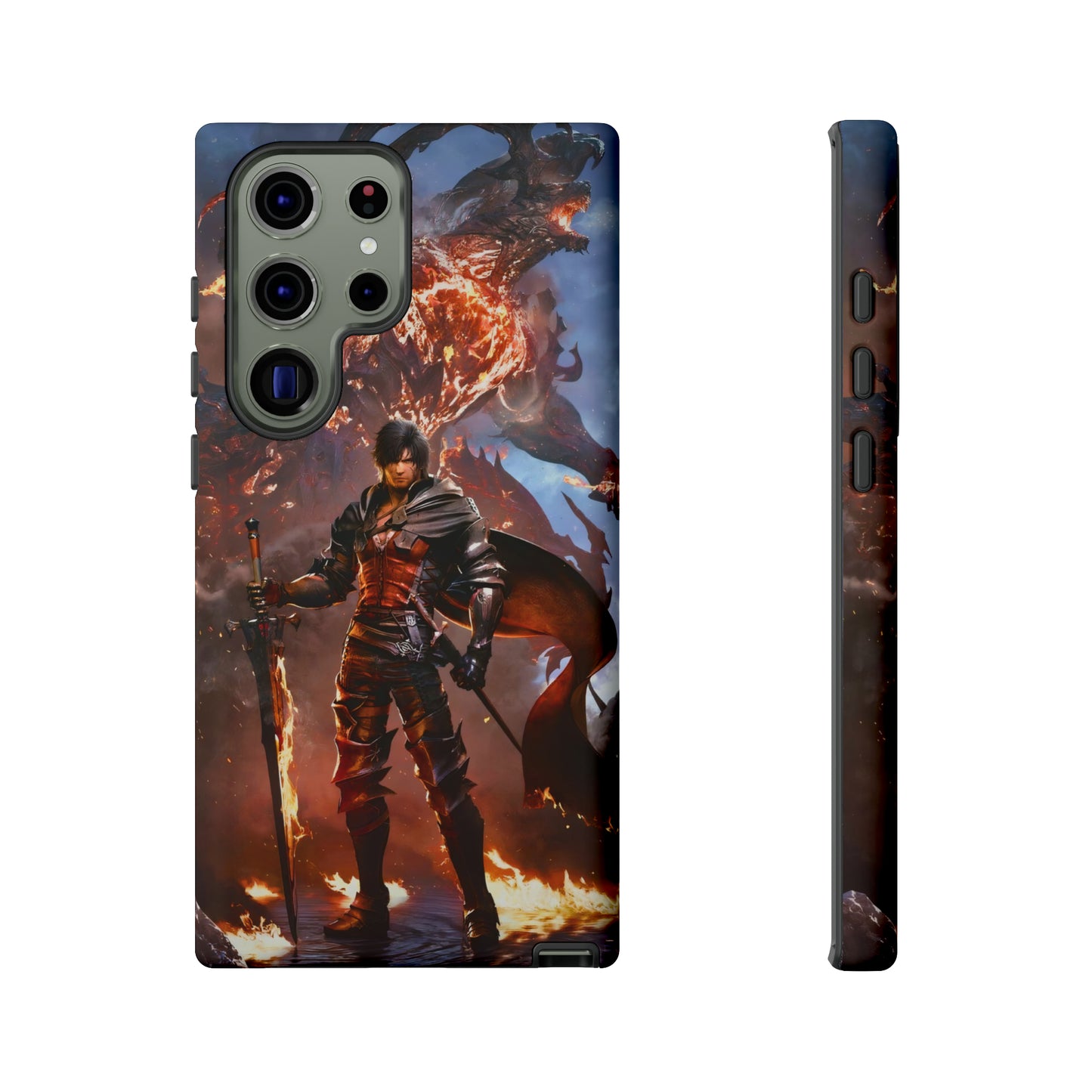 Final Fantasy XVI | Clive Rosfield | Enhance Tough Phone Cases for iPhone 11-15 Pro Max / Samsung S21 - 23 Ultra / Pixel 5 - 7